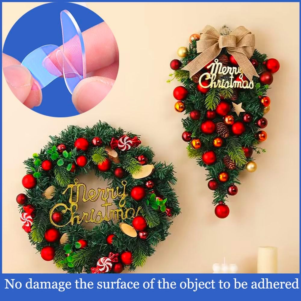 Clear Removable Gel Glue Putty for Museum Action Figures, 0.31X 0.51 Sticky Dots Clear Double Sided Removable,Sticky Tack for Wall Hanging,Wax Mounting Putty (100 PCS)