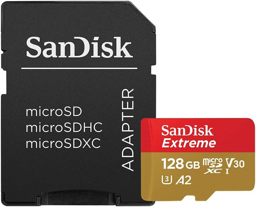 Sandisk 160Mb/S R 90Mb/S W 128GB Extreme Microsd SDHC Memory Card image number 4