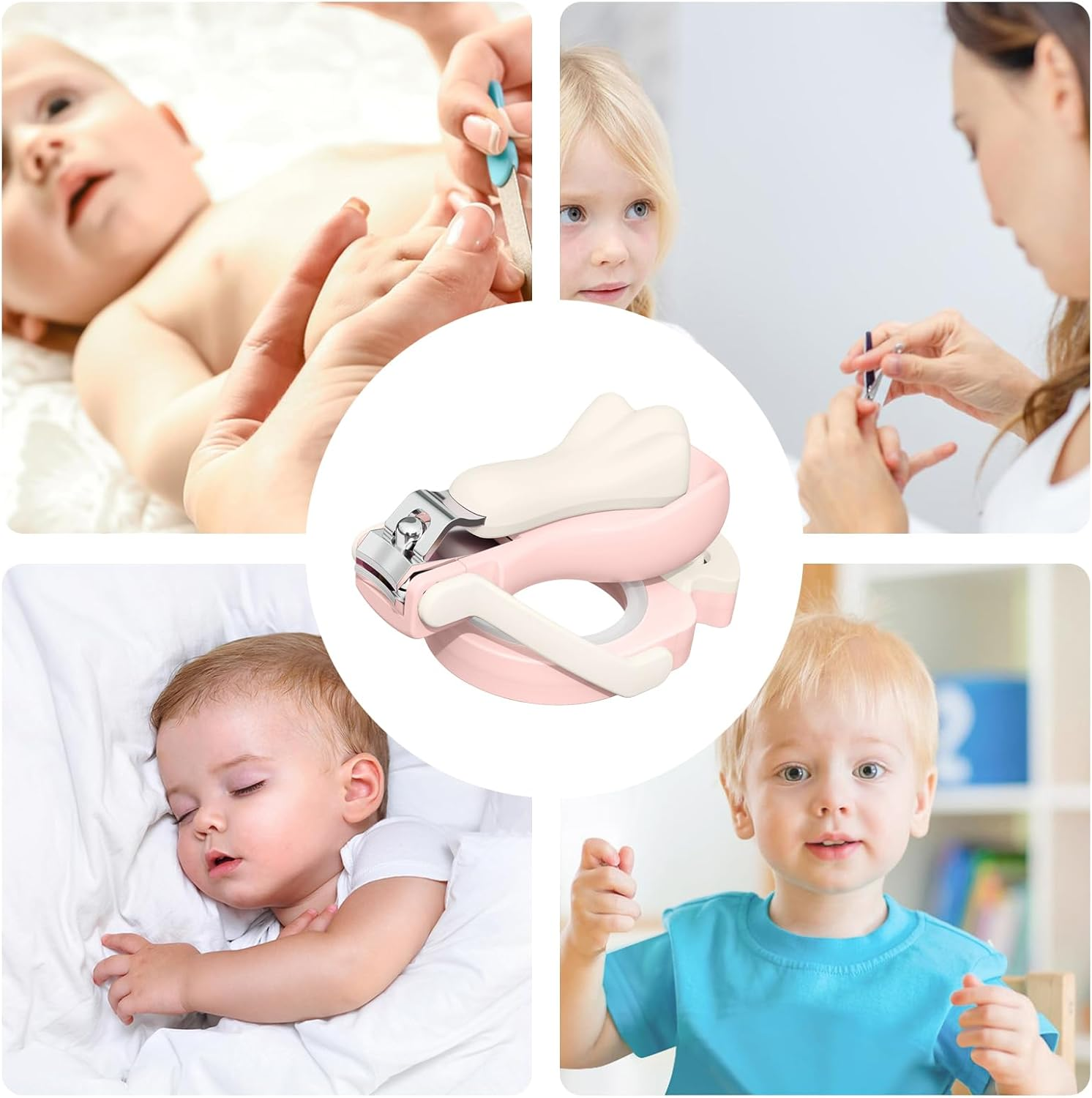 Furtryvl Nail Trimmer for Baby - Toenails Trimmer - Foldable Clipper with Magnifier and LED Light for Kids Seniors Elderly Baby Pets Trimming Home Travel image number 6