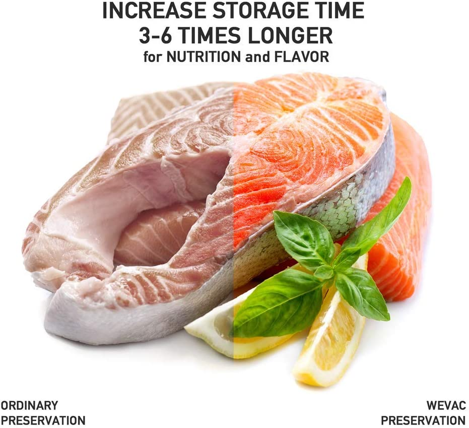 Wevac 15X25Cm 200 Count Food Vacuum Sealer Bags Keeper, Precut Pint, Ideal for Food Saver, BPA Free, Commercial Grade, Great for Storage, Meal Prep and Sous Vide (6&rdquo; X 10&rdquo;)