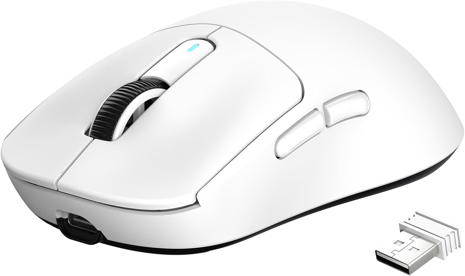 X Attack Shark X3 Gaming Mouse, Ultra-Lightweight 49G, Wireless 2.4G/Bluetooth/Wired Type-C, Original Phase PAW3395 Sensor, Highest Class Accuracy, 26000Dpi-Orange