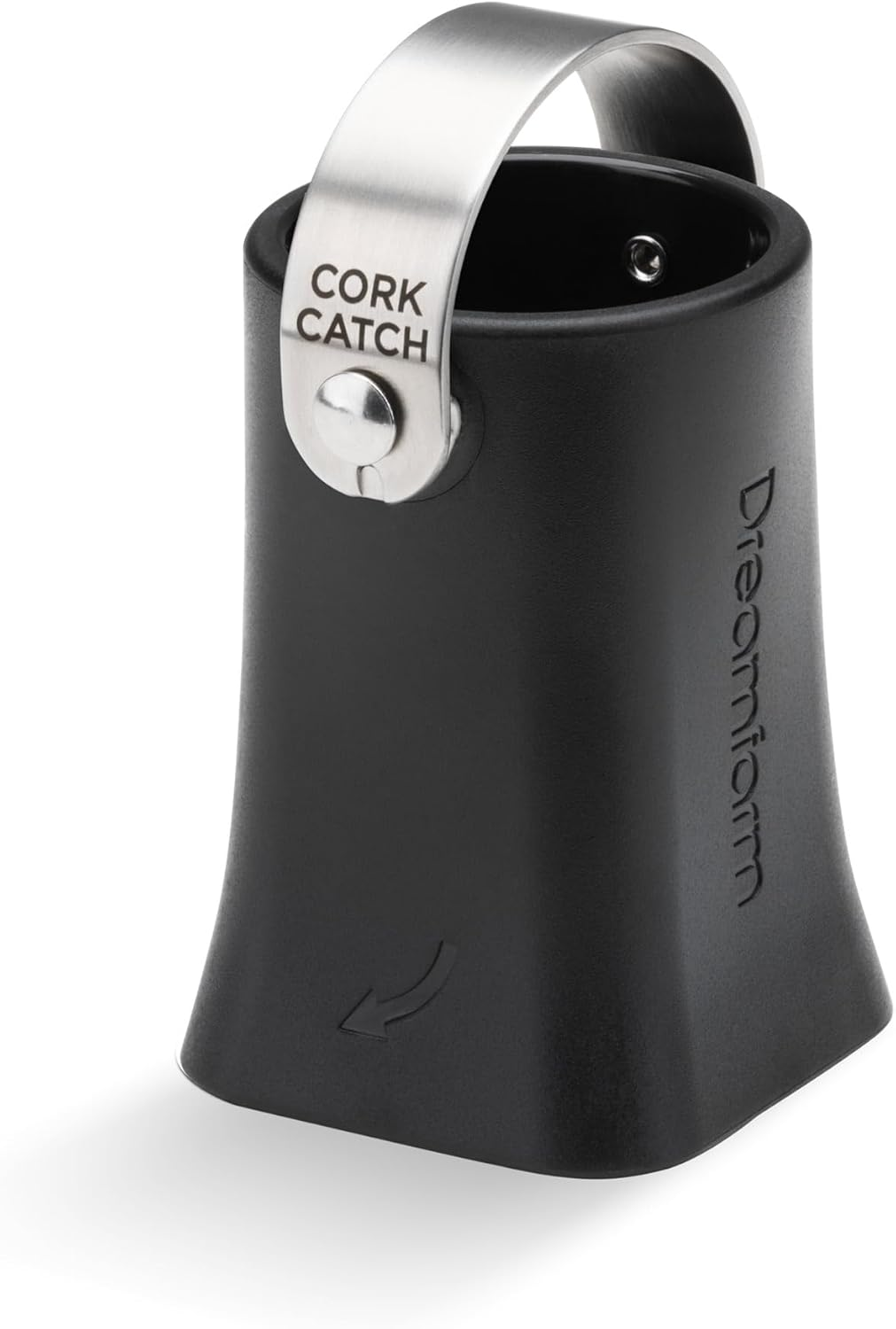 Dreamfarm Champop Safe, Fast, & Easy Champagne Bottle Opener, Cork Popper & Catcher - Black image number 5