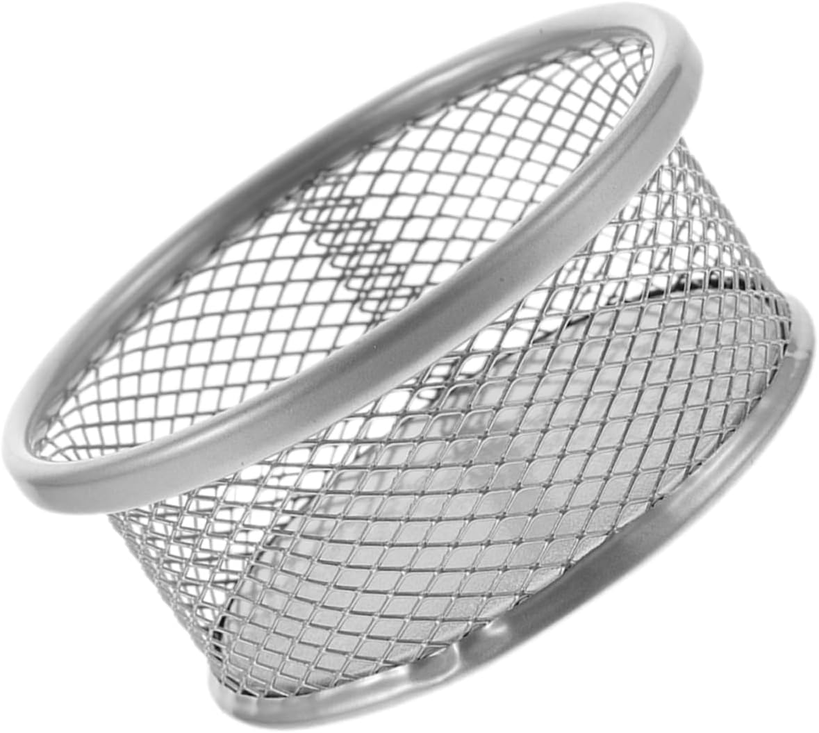 TOGEVAL Office Supply Mesh Paperclip Storage Desktop Mesh Holder Clip Basket Clip Holder for Desk Organize Your Desk