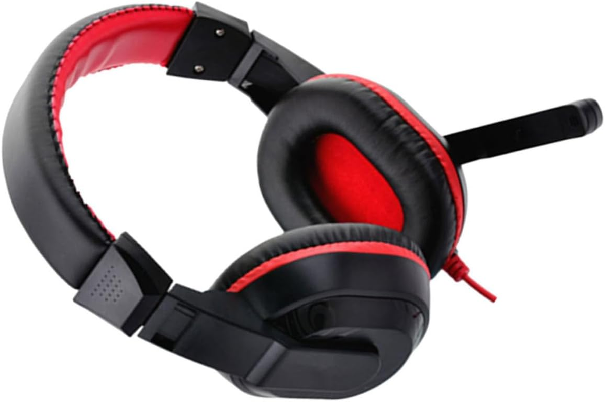 COHEALI Gaming Headset with Noise-Canceling Microphone, Adjustable Stereo Headphones for Pc and Laptop, Over-Ear Wired Headset Suitable for Online Gaming and Remote Work Random Color image number 3