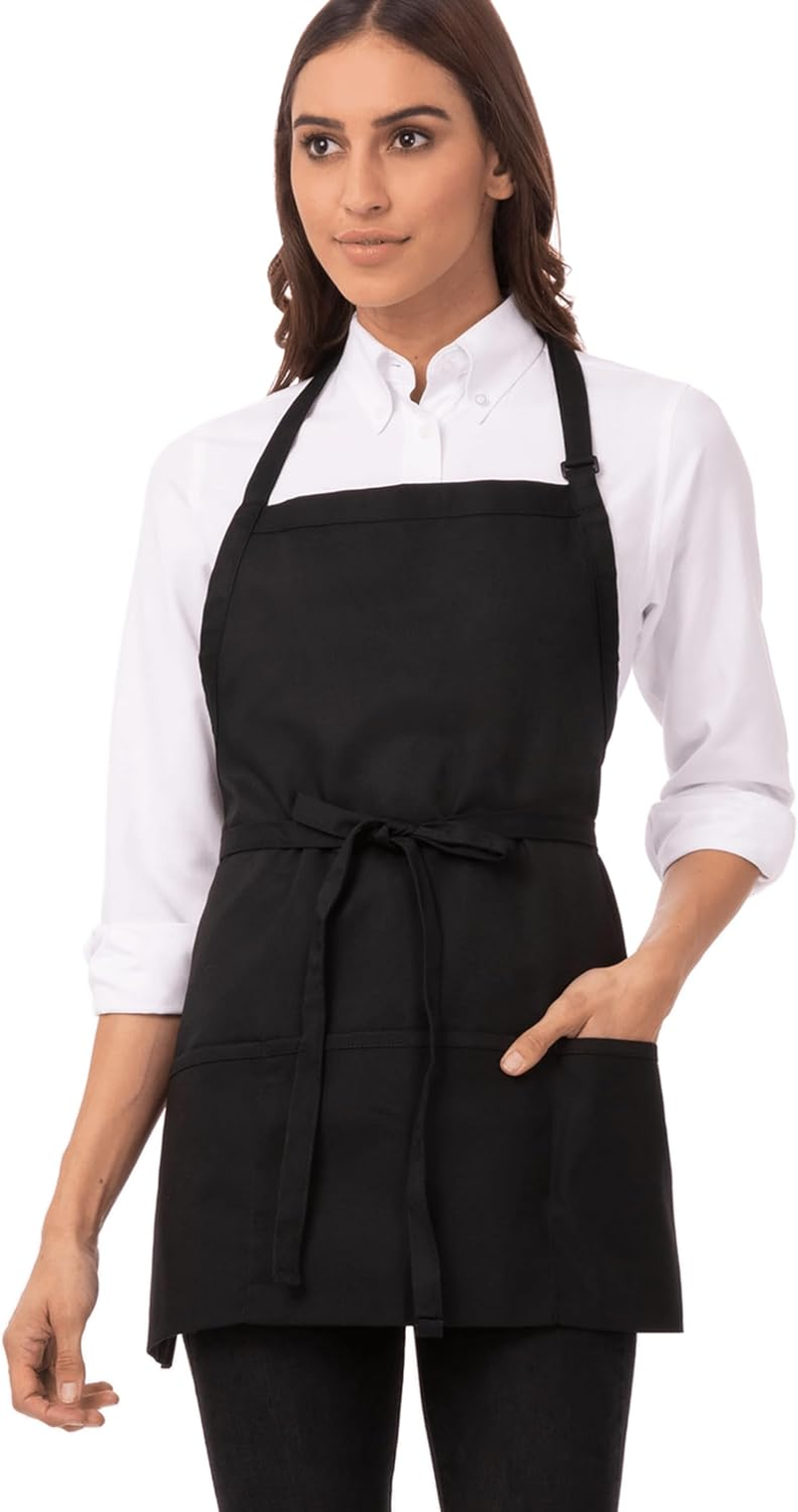 Chef Works Women'S Three Pocket Bib Apron