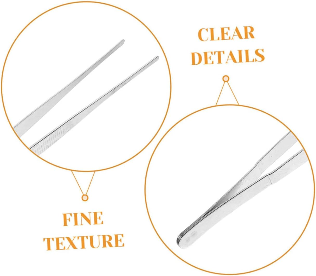 BESPORTBLE 10Pcs Gardening Tweezers Set 18Cm Long Gardening Plant Bonsai Tweezers Teeth Portable Craft for Garden Tools and Household Plant Care image number 1