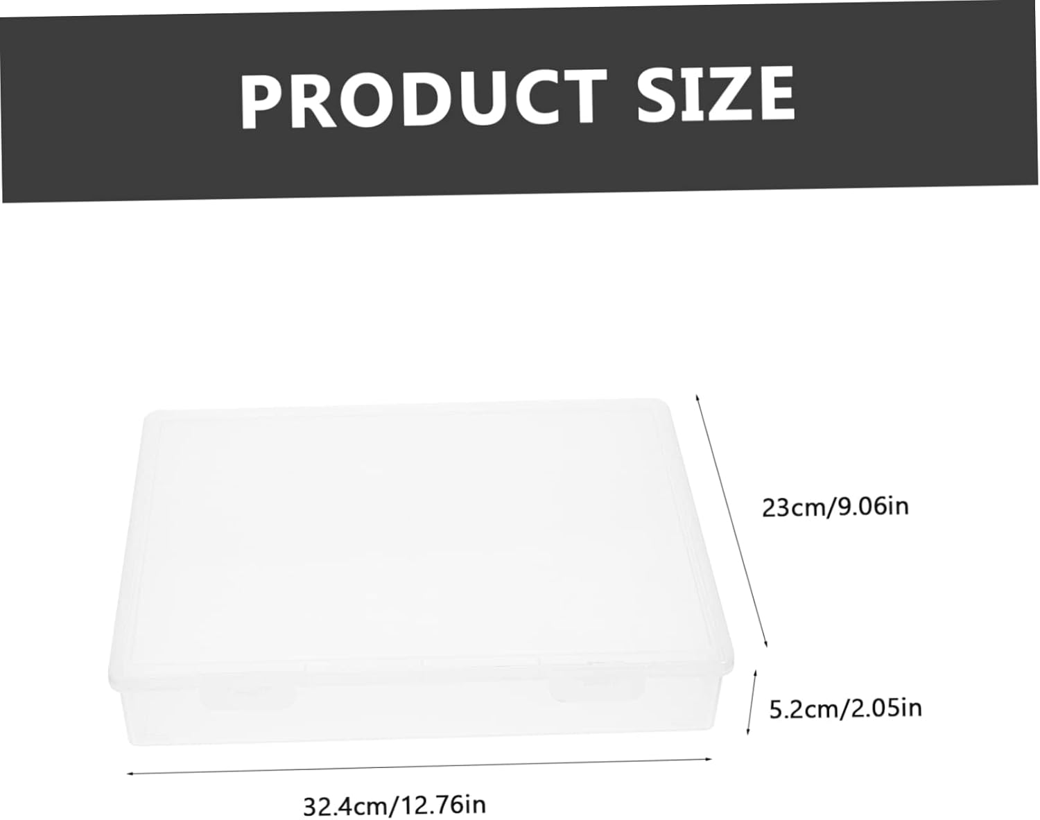 SHINEOFI Large Capacity Document Organizer Desktop File Storage Box A4 Paper Box for Office Desk Filing and Document Storage image number 6