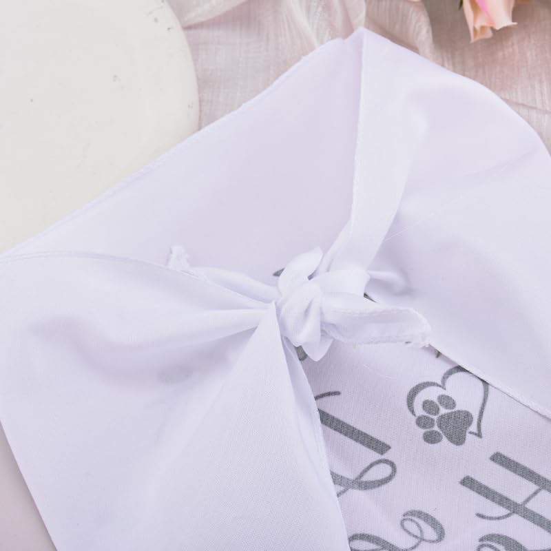 Dogs Bandana Birthday Wedding Outfit Apparel Accessories Bridal Shower Gifts for Dogs Scarf Engagement Clothes Handkerchief