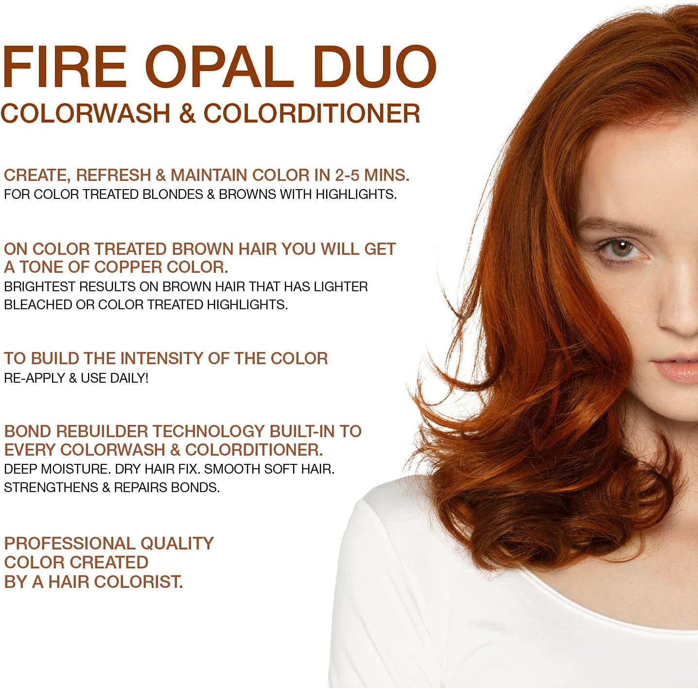 Celeb Luxury Intense Color Depositing Colorwash Shampoo + Bondfix Rebuilder, Vegan, Sustainably Sourced Plant-Based, Semi-Permanent Hair Color, Viral and Gem Lites Duos image number 1
