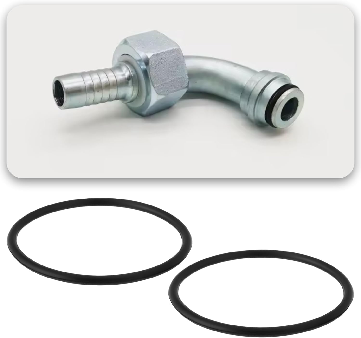 Emagtech 180Pcs O-Rings 7.6Mm-37.5Mm 1.8Mm Thickness Rubber Seal Grommets Compatible with ORFS Hydraulic Fittings image number 6