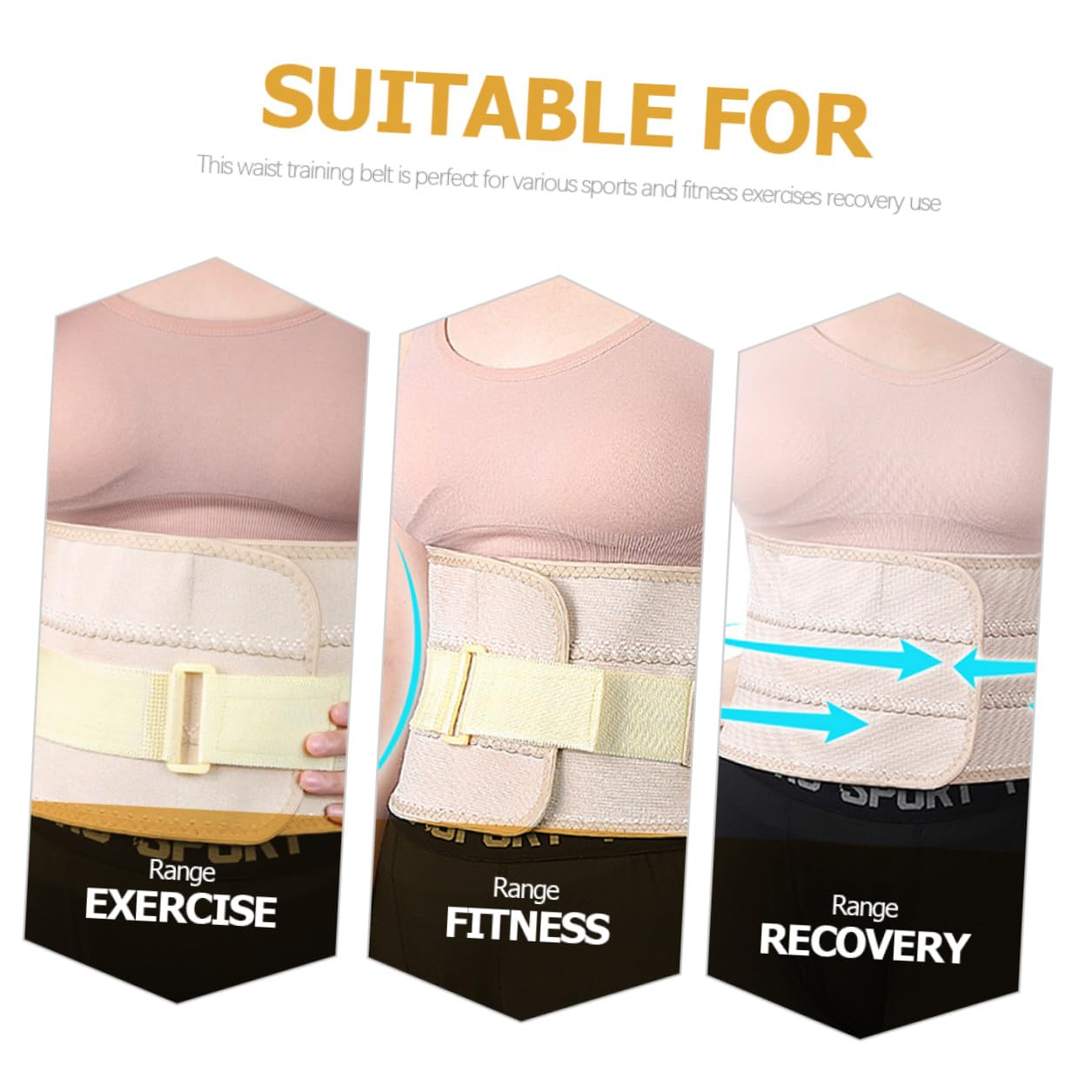 Postpartum Waist Trainer Maternity Belly Band with Steel Boning Breathable Cotton Abdominal Wrap for C-Section Waist Slimming Girdle for Women after Pregnancy image number 3