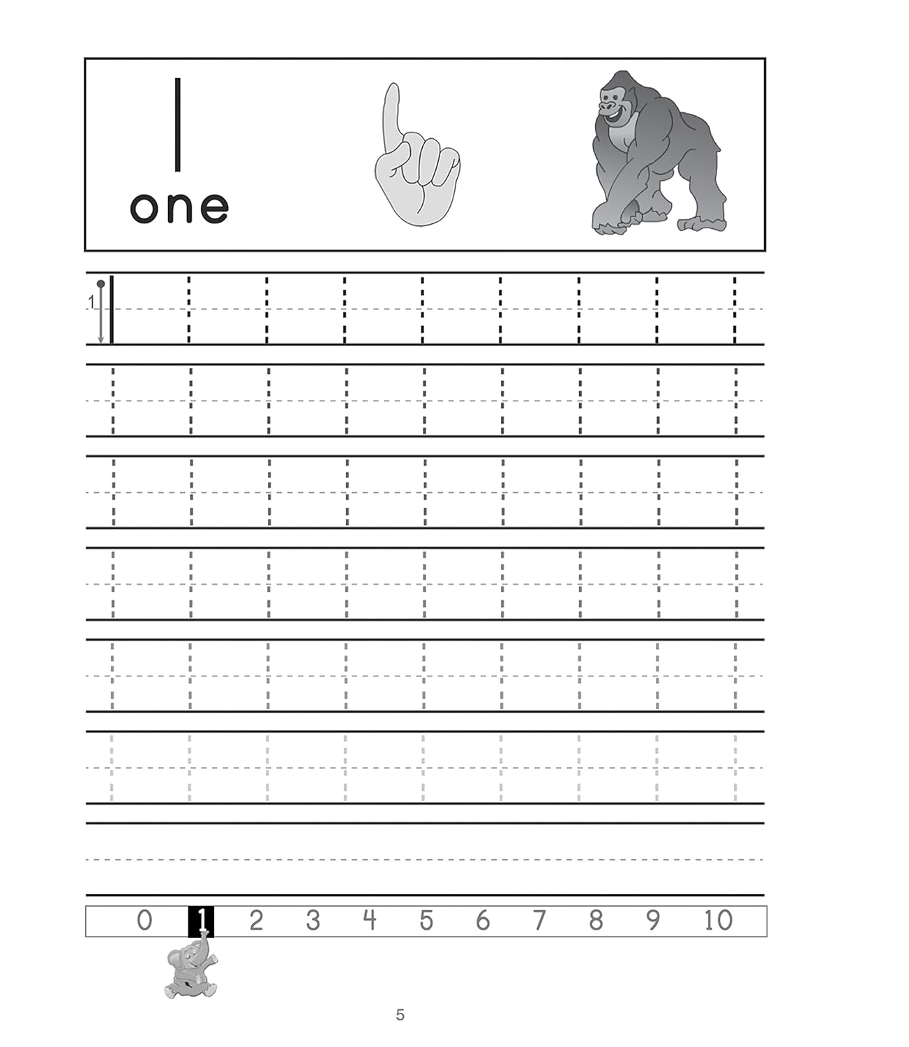 Number Tracing Book for Preschoolers: Preschool Numbers Tracing Math Practice Workbook: Math Activity Book for Pre K, Kindergarten and Kids Ages 3-5 image number 1