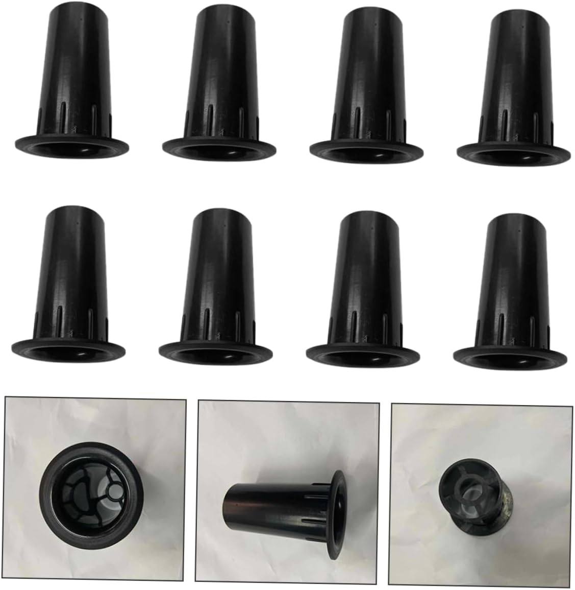 UTHCLO 20Pcs Plastic Speaker Port Tube Replacement Subwoofer Air Outlet Speaker Accessory 41X80Mm for Audio Equipment and Bass Reflex Boxes image number 3