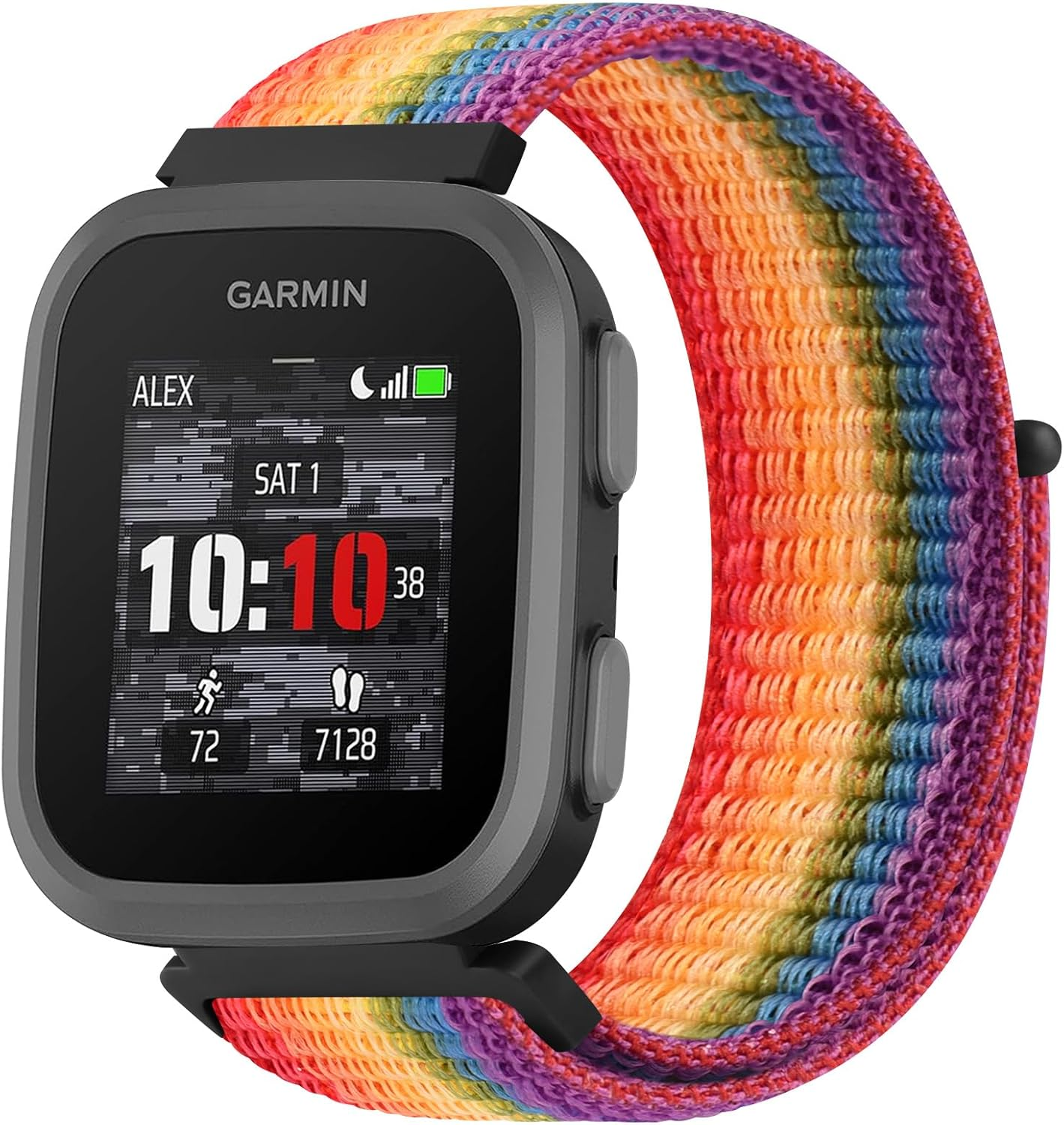 Nylon Band Compatible with Garmin Bounce Kids Watch Bands, Soft Nylon Adjustable Sport Wristband for Garmin Bounce Kids Smartwatch