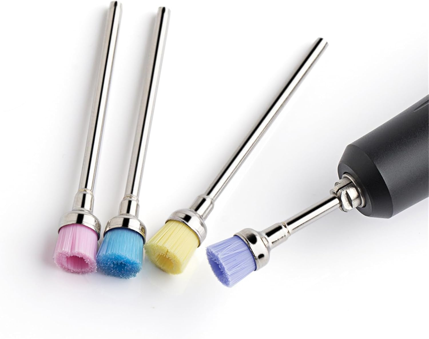 Acycoin2A 5PCS Nail Drill Bit Cleaning Brushes for Nail Electric Drilling Machine Cutter Dust Remover Nail Art Tool image number 5