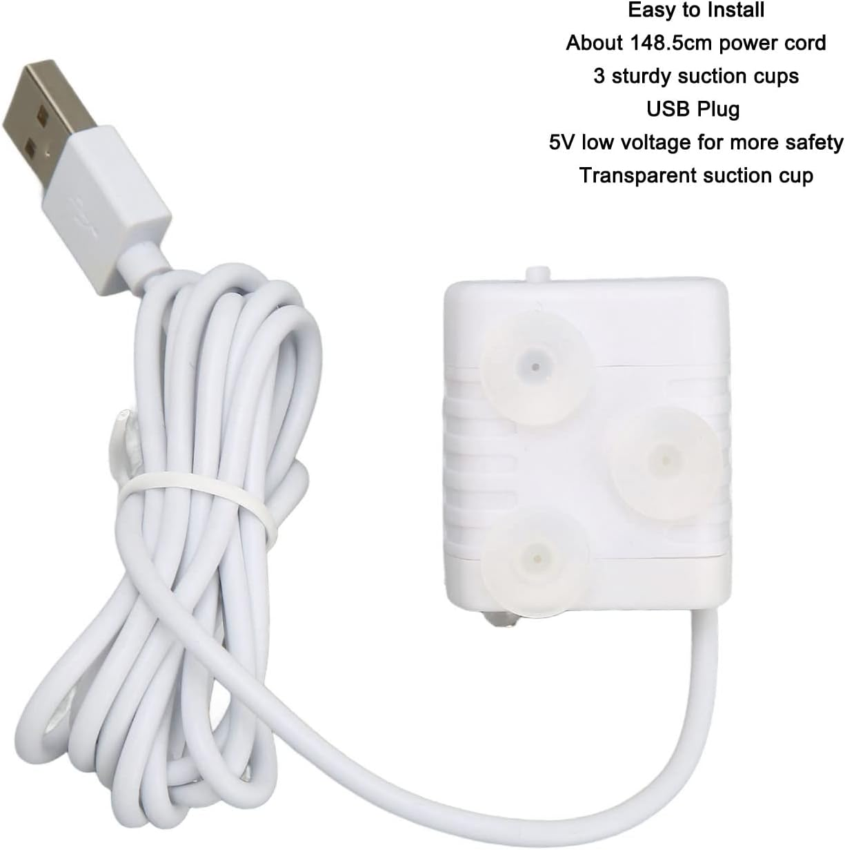 Cat Water Fountain Pump - Mini Water Dispenser with Quiet USB Powered DC Brushless Motor, Pet Fountain Replacement Pump to Prevent Dry Burning for Drinking Fountain image number 6