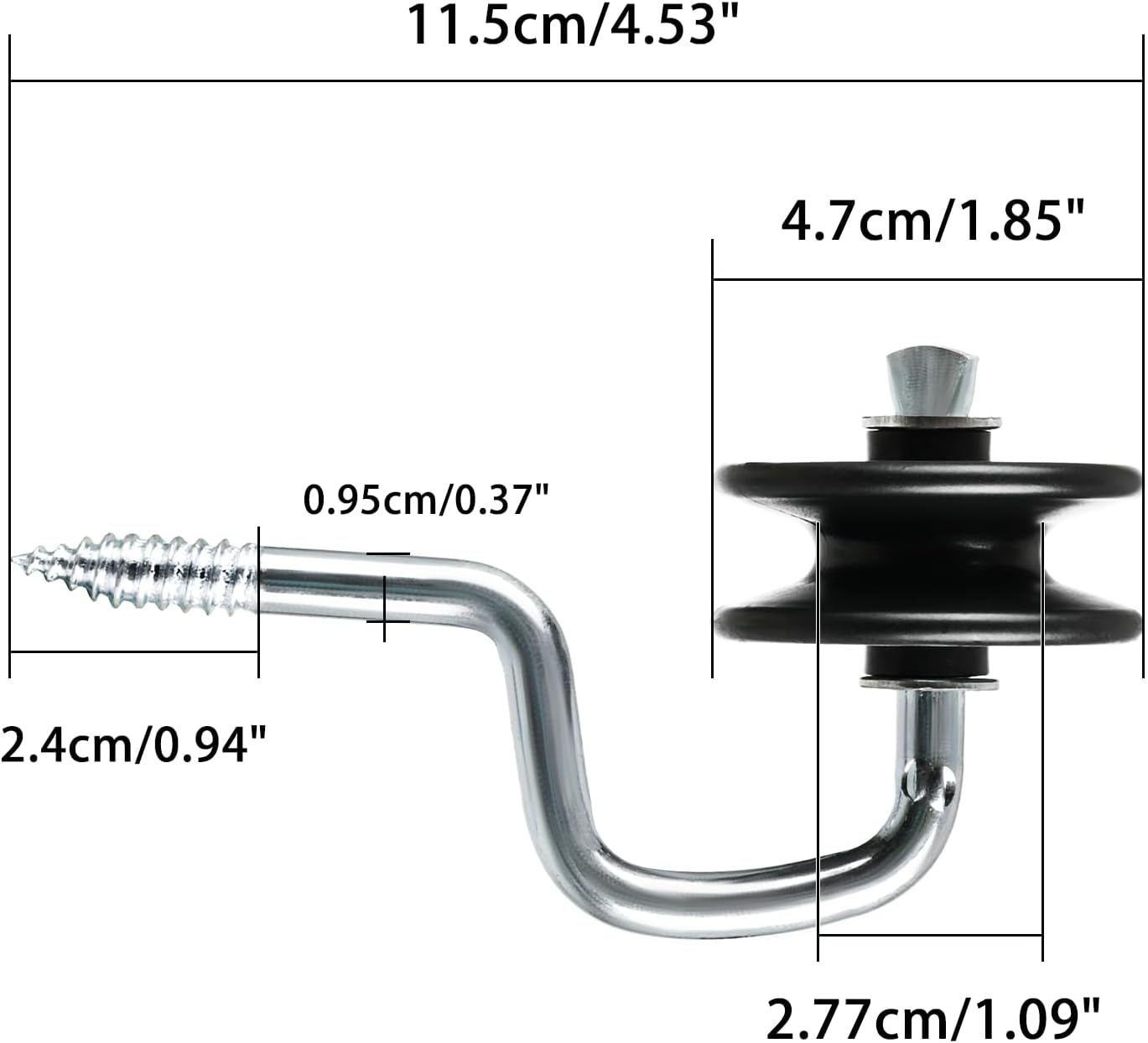 25 Pcs Electric Fence Insulators, Wood Post Corner Insulators, End Strain Screw in Bobbin Insulator for Tape, Rope, Wire image number 4