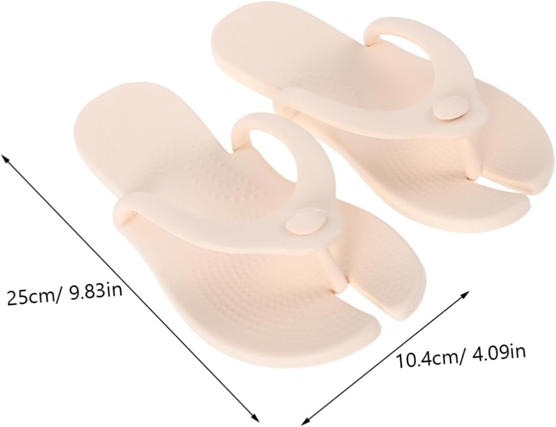 Ipetboom Travel Slippers for Women Foldable Beach Slippers for Guests Comfortable Portable image number 5