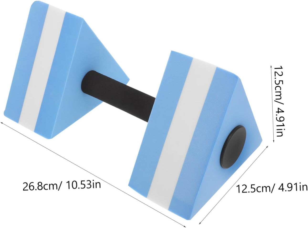 Kisangel Water Weights Dumbbell, Pool Exercise Equipment Foam Water Aerobics Dumbbell Weights for Aerobics Swimming Fitness Lightweight Easy to Use image number 1