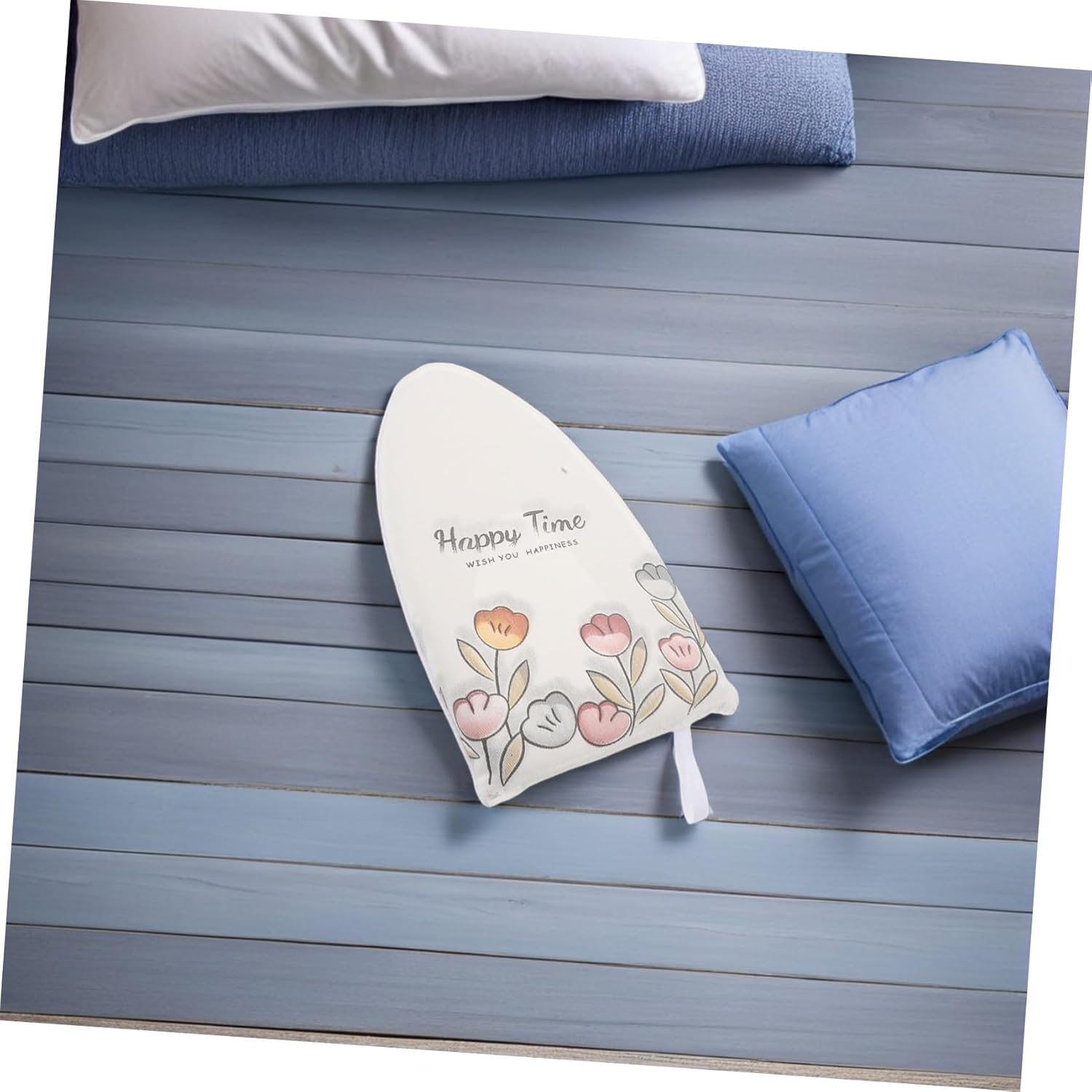 Heat Resistant Ironing Pad Mitt with Thick Sponge Padding Breathable Steam Glove for Home and Travel Portable Scald Steaming Mitt with Hanging Loop Lightweight Ironing Accessory