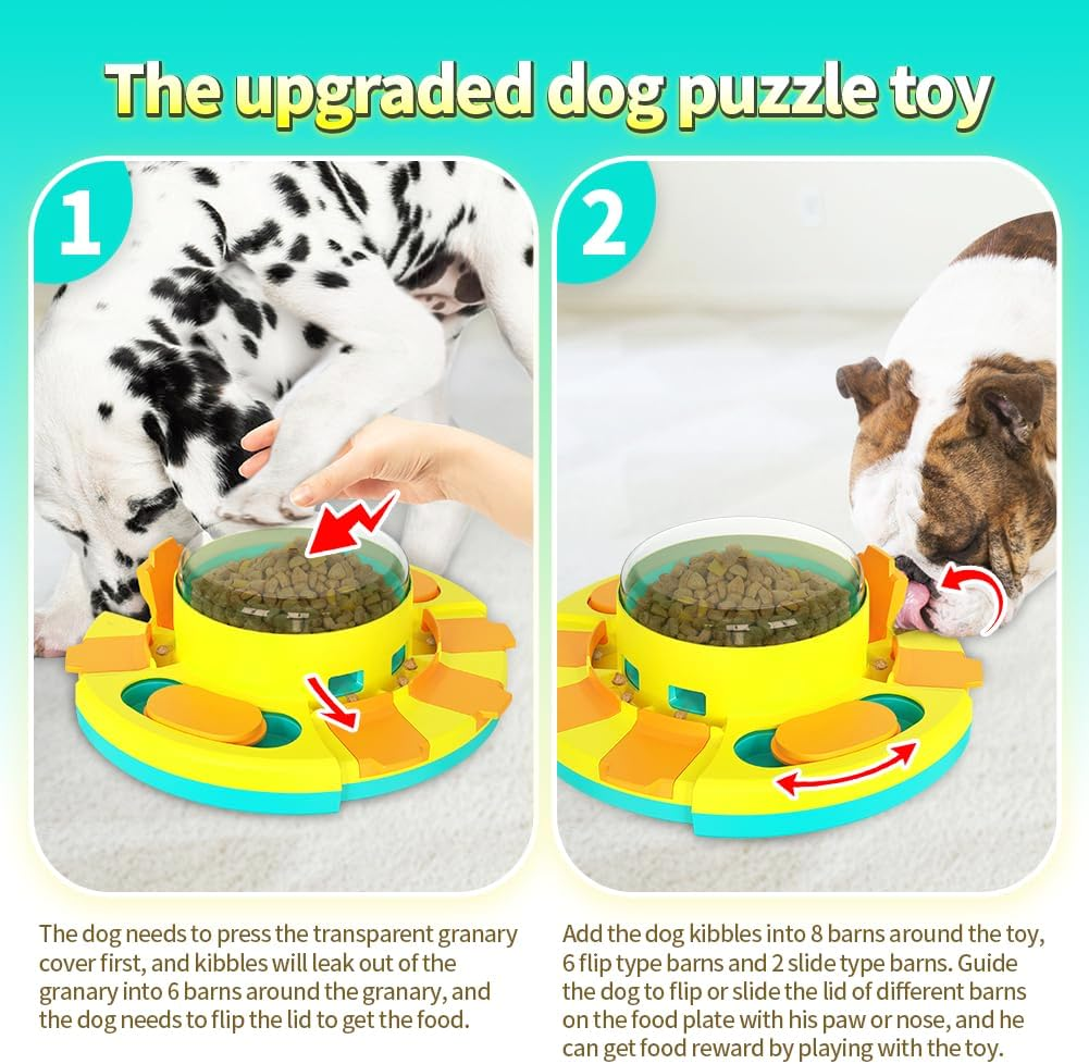 CAROZEN Dog Toy, Dog Toy, Interactive Dog Toy for Dogs, Entertainment, Dog Bowl, Promote Your Dog'S Intelligence image number 3