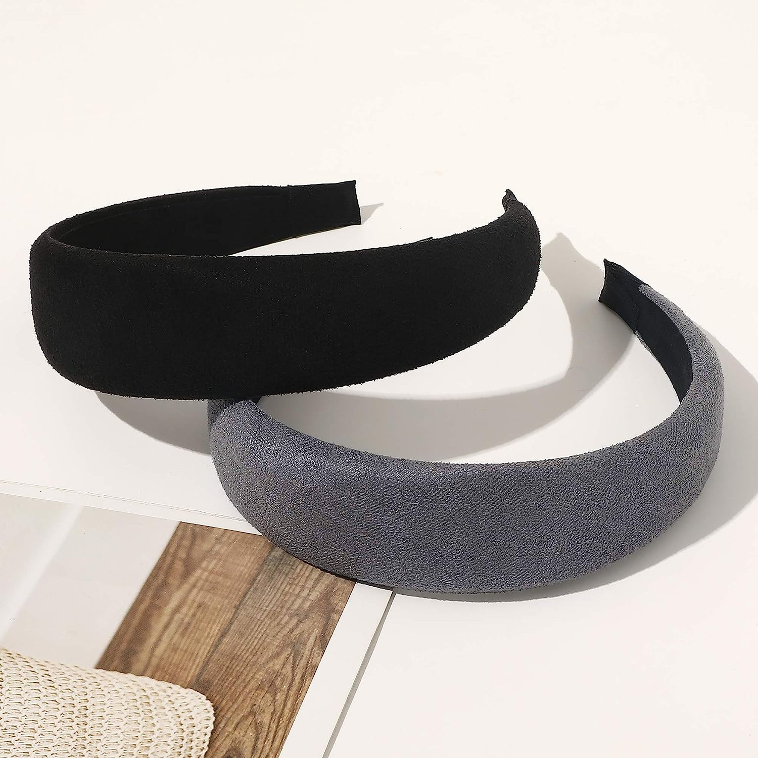 Ivyu Headbands for Women Head Bands - Fashion Womens Headband Diademas Para Mujer De Moda Hair Accessories Hairbands for Girls No Slip Cute Black Pink Gray Headband Gift for Women image number 3