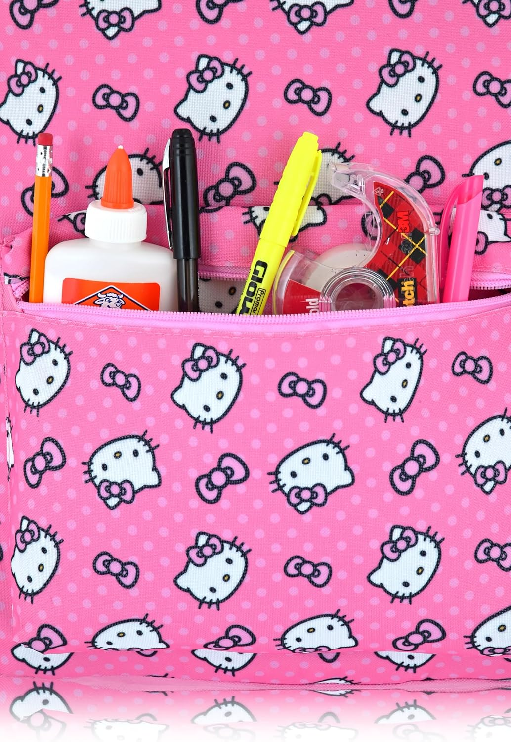 Fast Forward Sanrio Hello Kitty School Backpack Toddler Backpack for School | Hello Kitty 16" Kids Backpack Bookbag for Girls image number 3