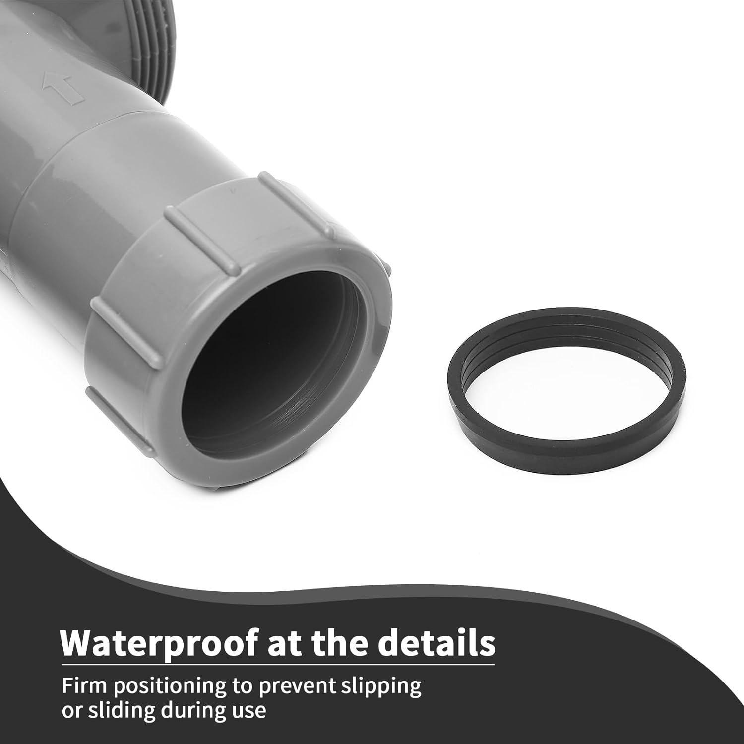 Moyretty Universal Shampoo Bowl Sink Hair-P Trap, Beauty Barber Salon Equipment PVC Material Easy Clean(1 Pack) image number 2