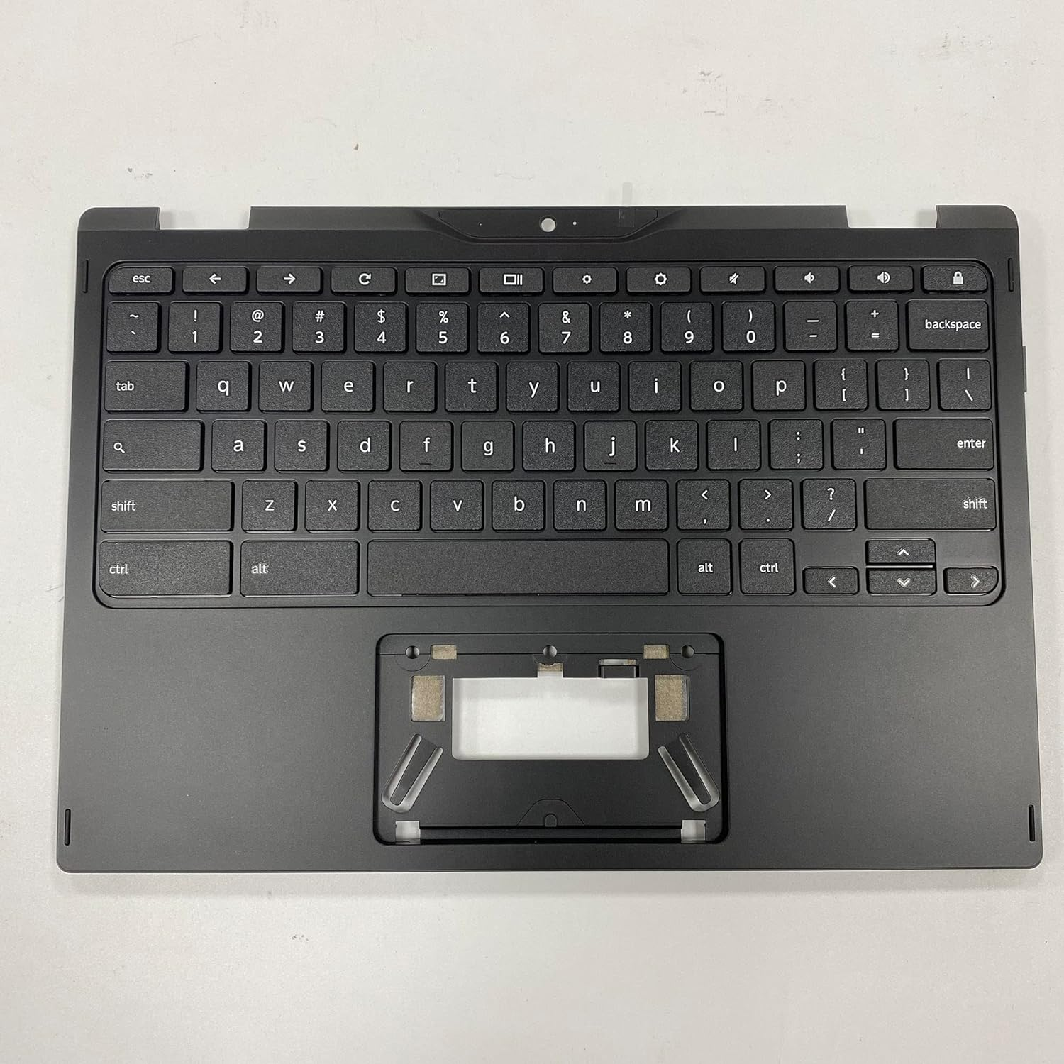 LTPRPTS Replacement Laptop Upper Case Palmrest Keyboard Assembly Part for Chromebook Spin CP511-2HT R752T R752TN 6B.H93N7.021 Black image number 2