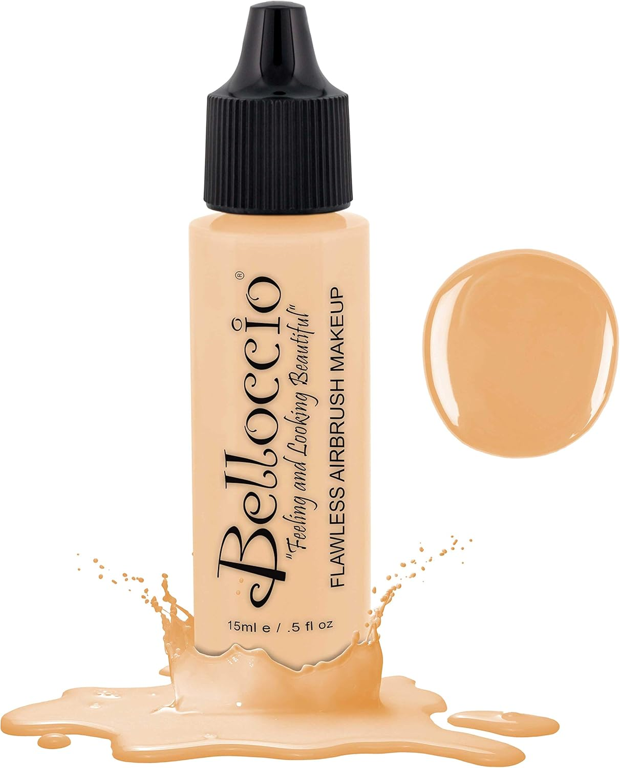 (Vanilla) - Belloccio Makeup Foundation Shade Half Ounce: Vanilla image number 1