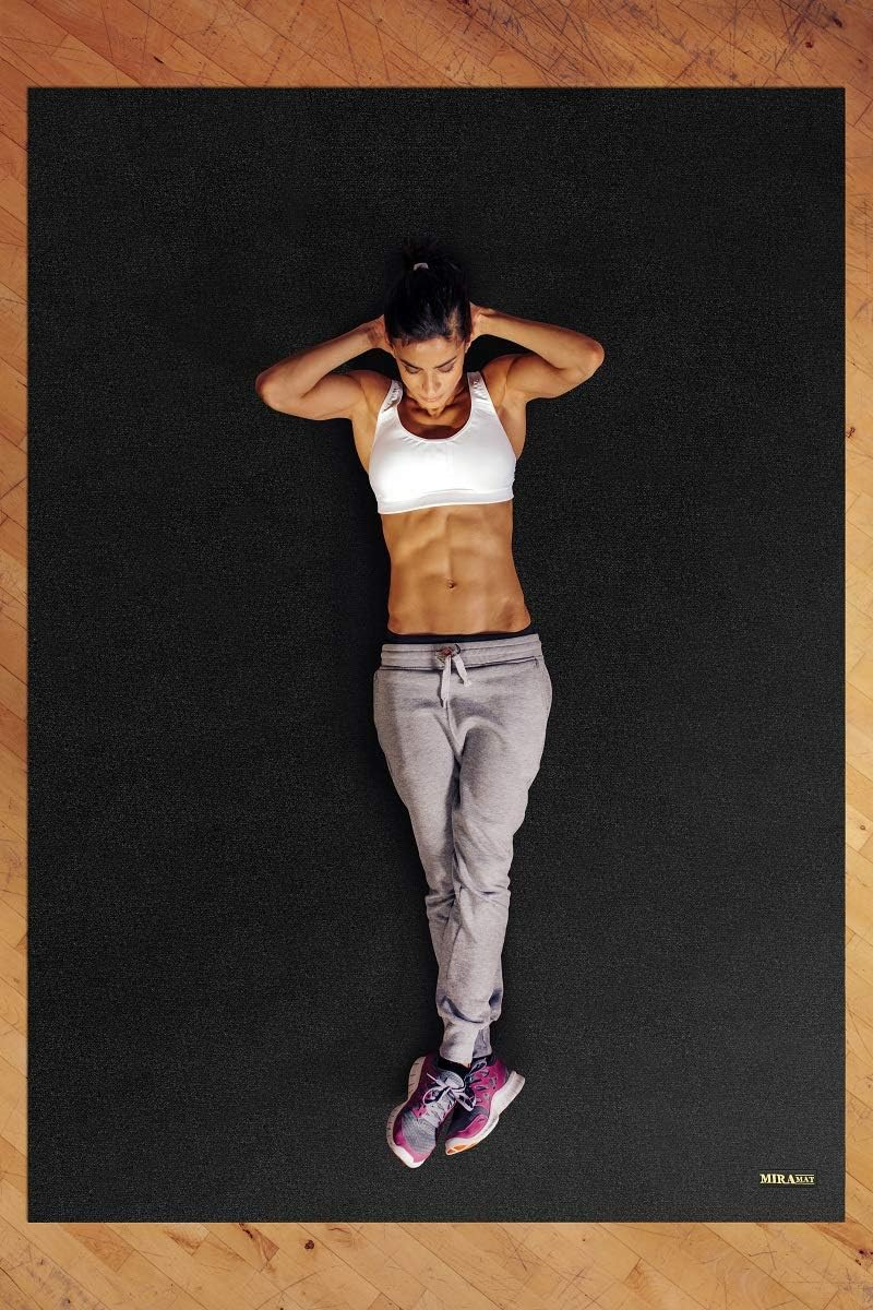 Miramat&reg; Mega - Very Large Premium Exercise Mat (214 X 153 Cm; 7Mm Thick) - Durable Non-Slip Workout Mats for Home Gym, Crossfit, P90X, HIIT, Cardio Equipment, Yoga, and More image number 2