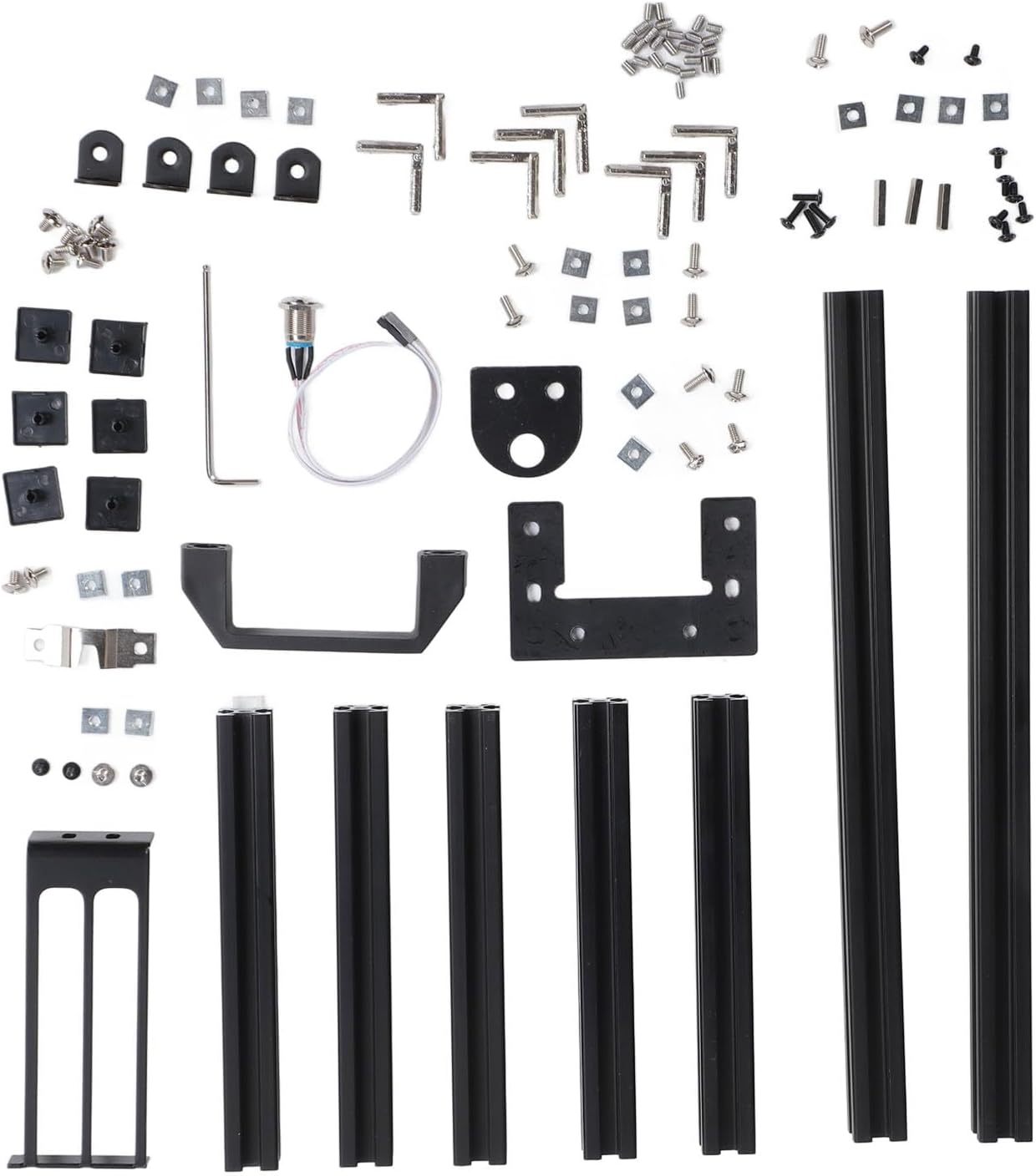DIY Computer ATX Motherboard Case Rack, Vertical Aluminum Frame Chassis, Open Bracket with Good Heat Dissipation image number 6