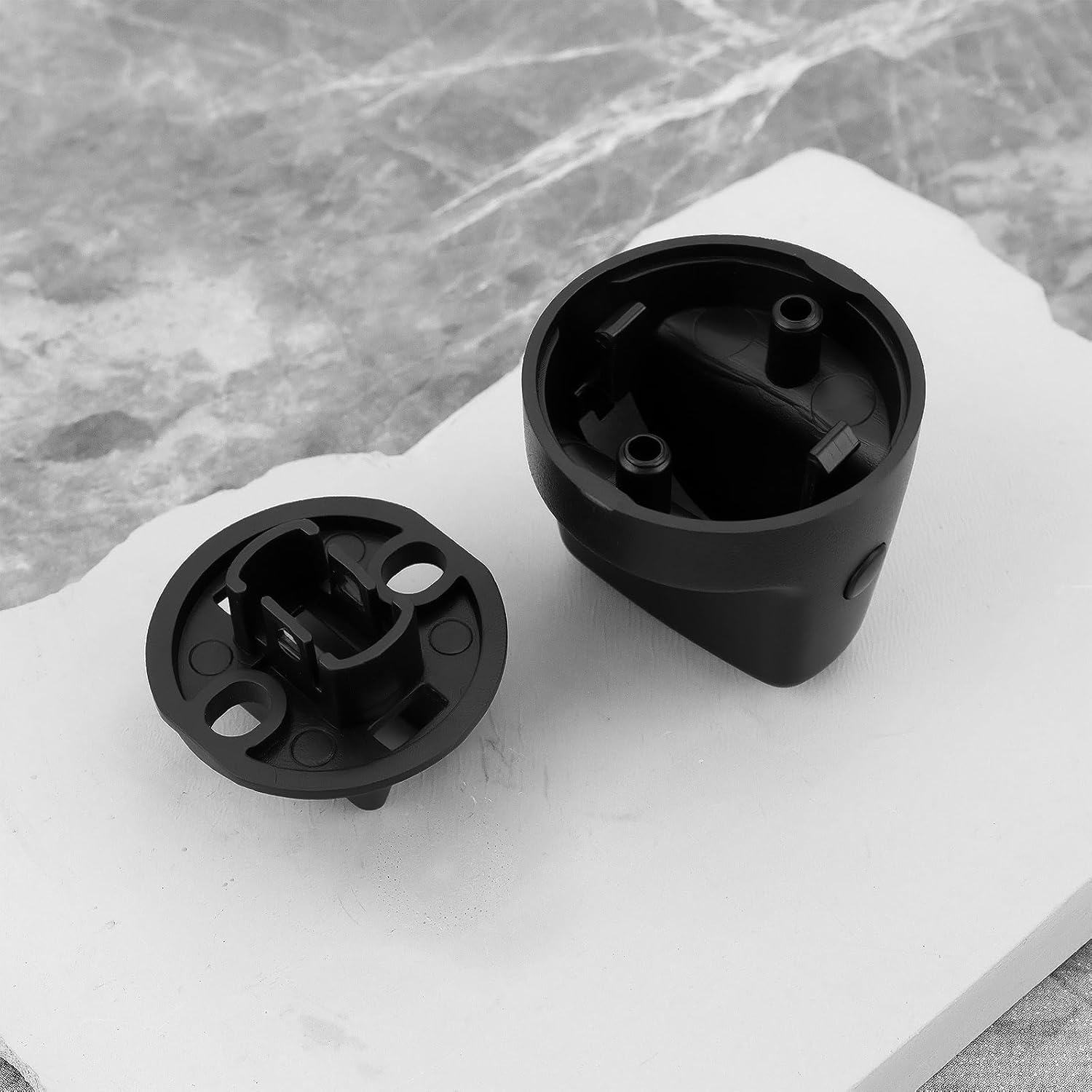 Ecsing 2 Sets Ignition Key Knob Push Turn Switch Base D461-66-141A-02 D6Y1-76-142 Compatible with Mazda CX-9 CX-7 image number 6