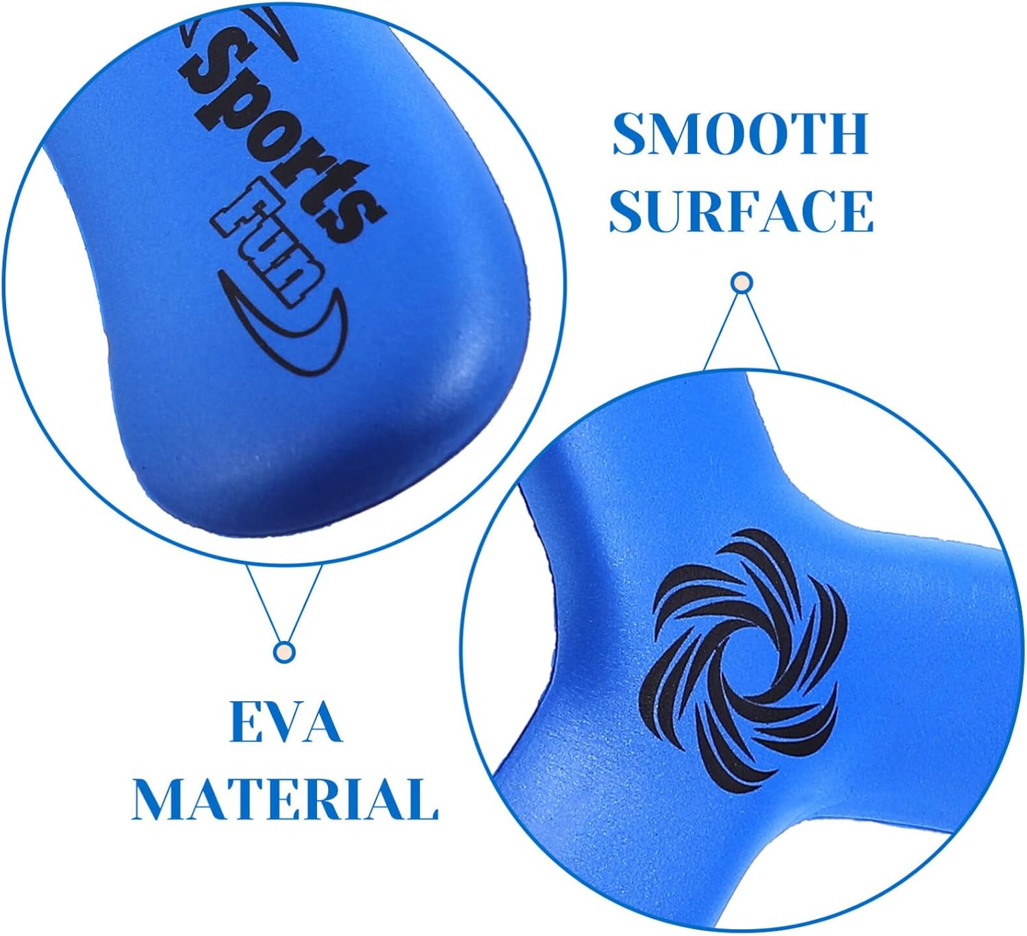 VANZACK Fast Catch Boomerangs, Returning Boomerangs Sports Boomerangs Three Prong Boomerangs Outdoor Sports Throw Catch Toy Flying Toy, Blue image number 3