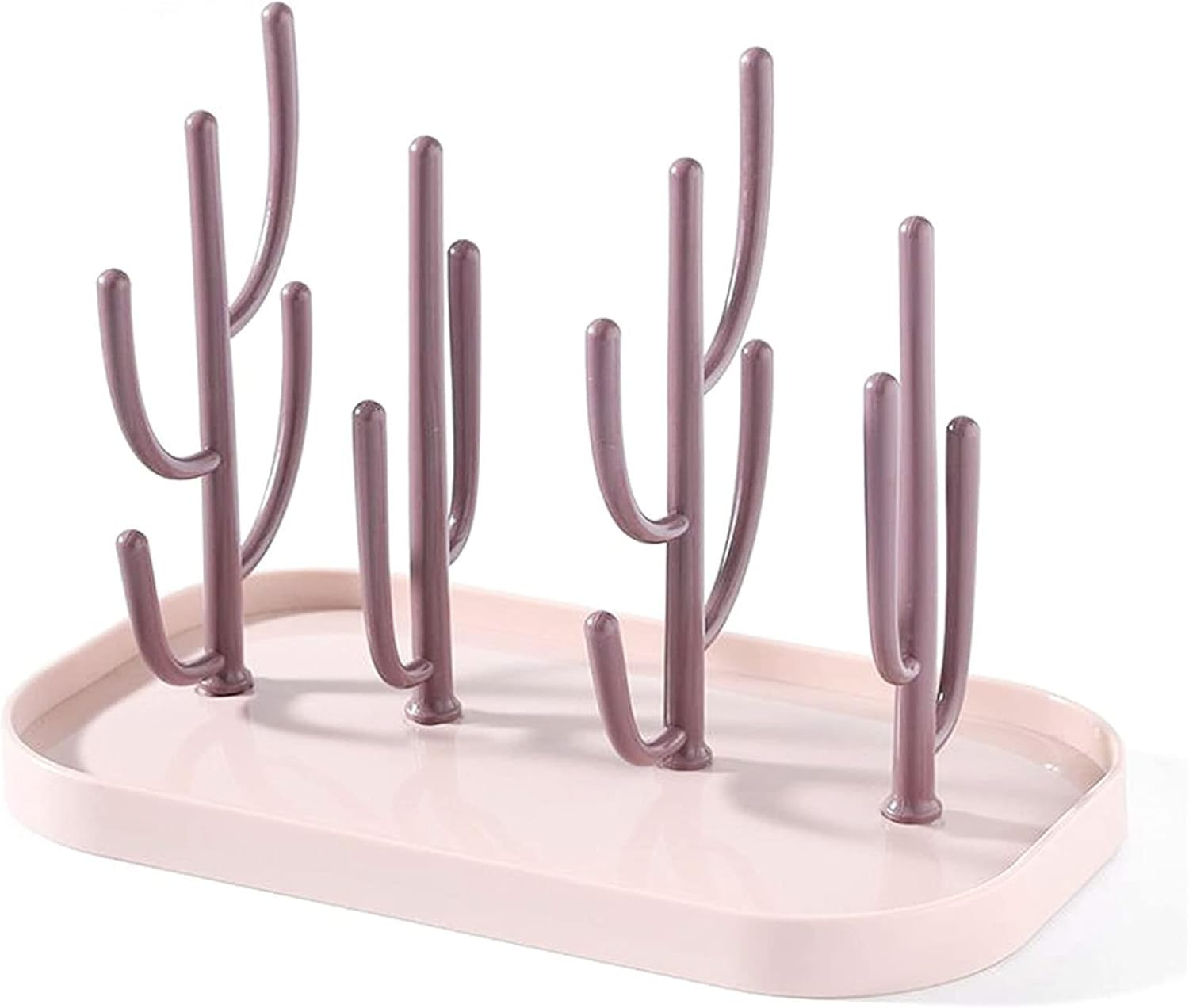 Liriqi Drying Rack for Baby Bottles and Accessories - Bottle Stand for Teats, Cups - Bpa-Free, Grey