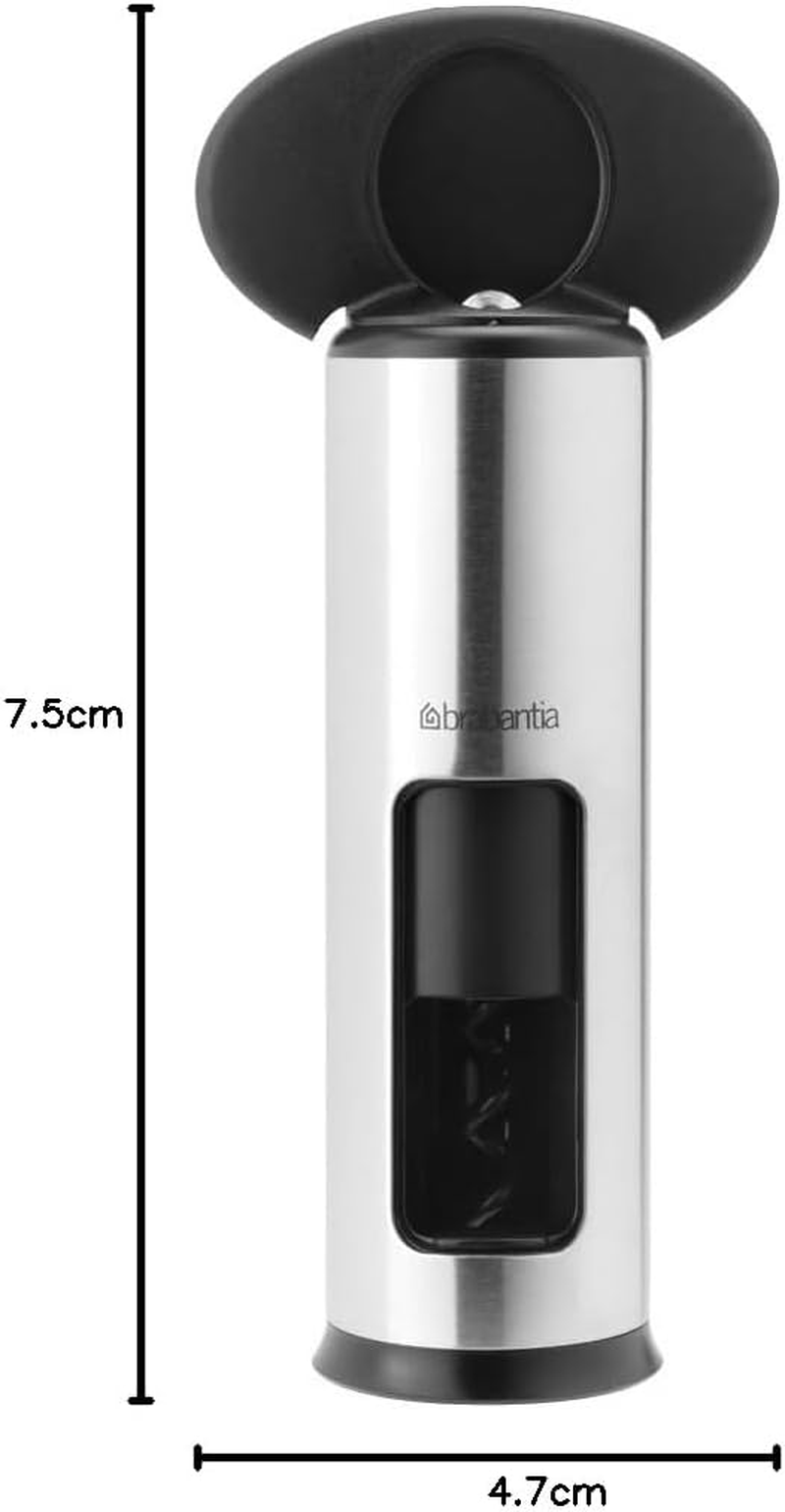 Brabantia 297663 Classic Corkscrew Bottle Opener - Black, 7" H