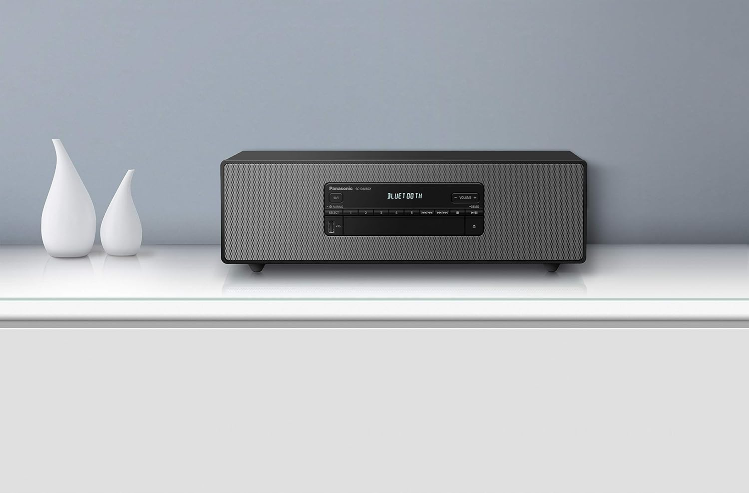 Panasonic SC-DM502-K Premium Stereo System with DAB+ and Bluetooth Connection, Black image number 2