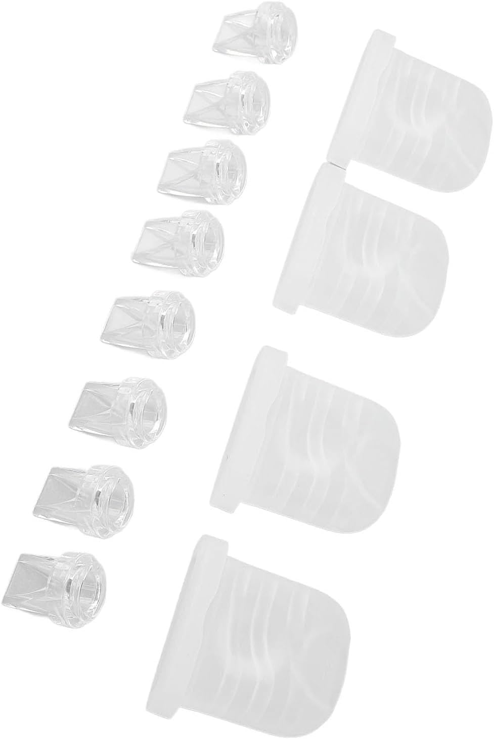 Lexziuo 12Pcs Duckbill Valves Silicone Diaphragm Replacement Parts for Breast Pump S32 Model Breastfeeding Pump Accessories image number 4