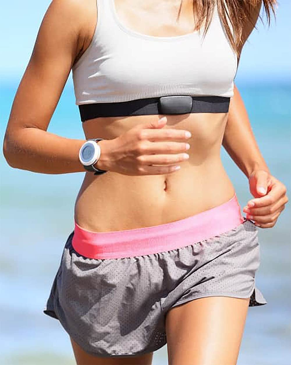 Heart Rate Monitor Soft Strap Replacement | Universal Replacement for Garmin, Wahoo Tickr and Polar H7 HRM Transmitters image number 1