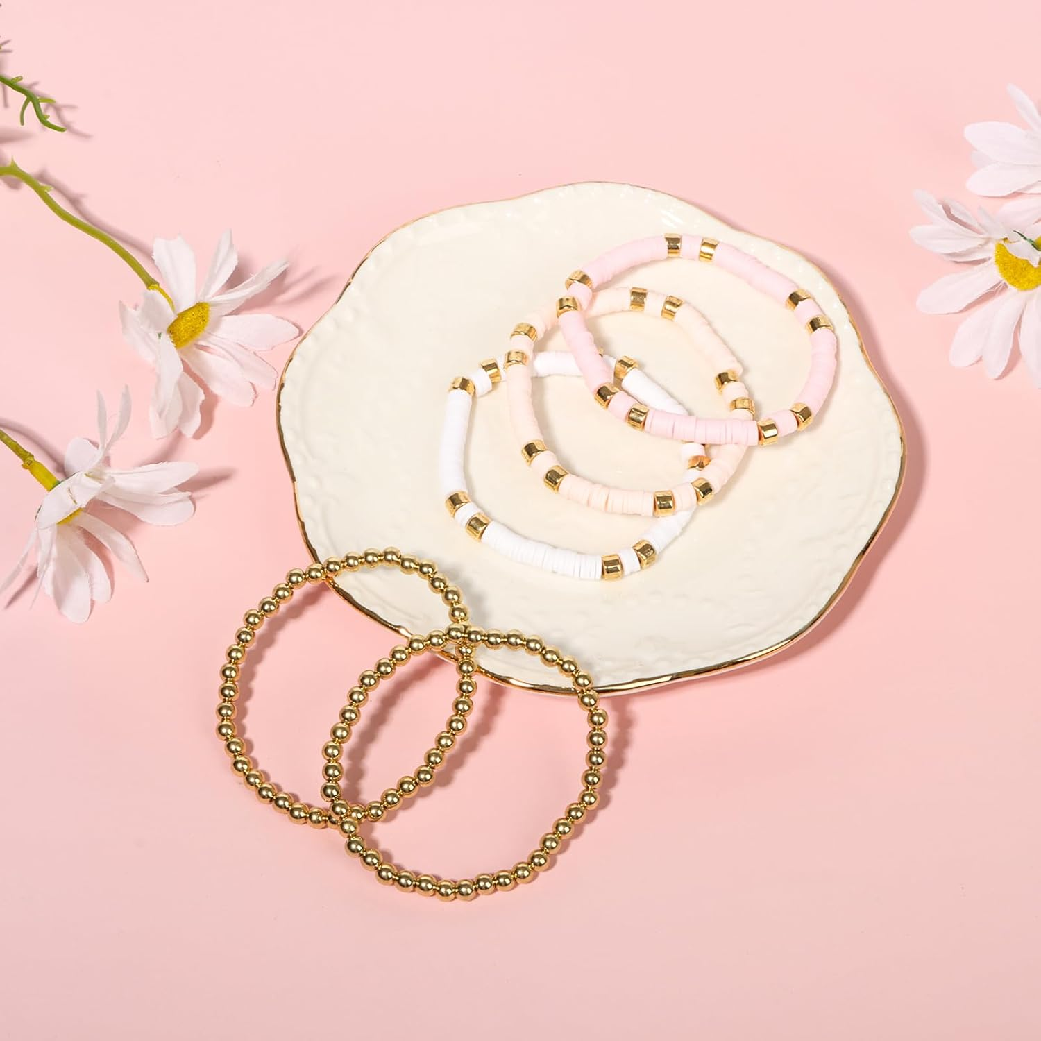 Gifts for Teen Girls, Birthday Gifts for Teen Girls, Girls, Unique Cute Birthday Gifts Box for Girl, Her, Sister, Daughter, Friends, Ideas Cute Daisy Aesthetic Glass Cups Gifts image number 1