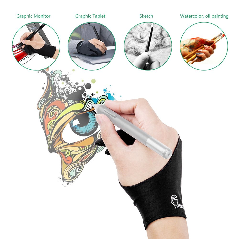 Parblo PR01 Artist Drawing Glove for Drawing Tablet,Fit for Both Right and Left Hand image number 3