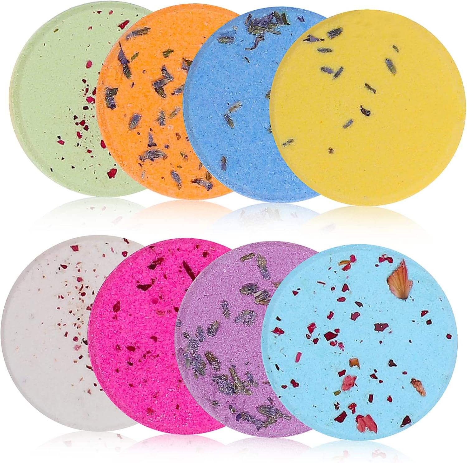 LALADEFIEE 8Pcs Essential Oils Shower Tablets Natural Aromatherapy Steamers for Relaxation and Pampering for Spa-Like Your Shower image number 6