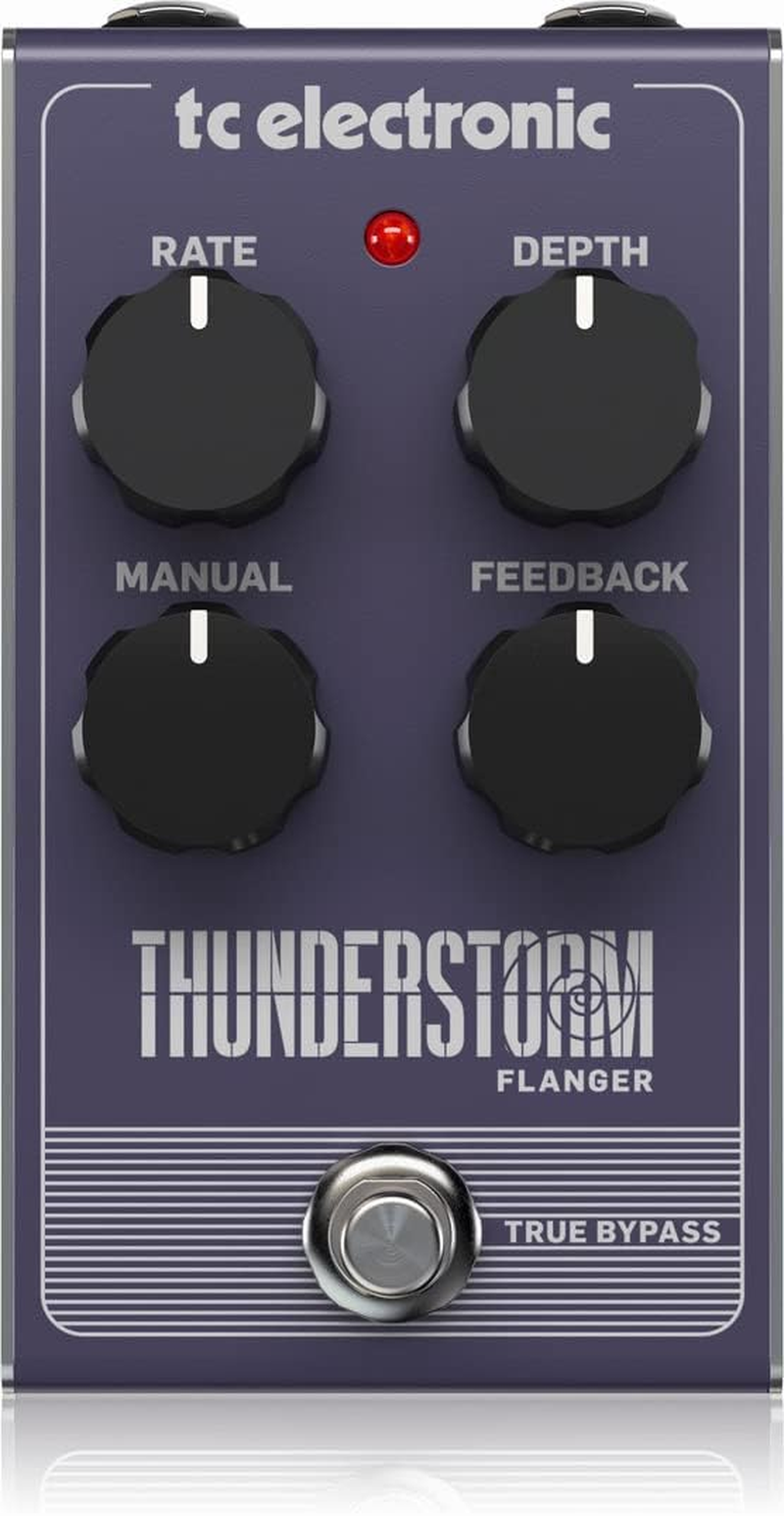 TC Electronic THUNDERSTORM FLANGER Vintage-Style Flanger Pedal with All-Analog Bucket-Brigade Circuit image number 1