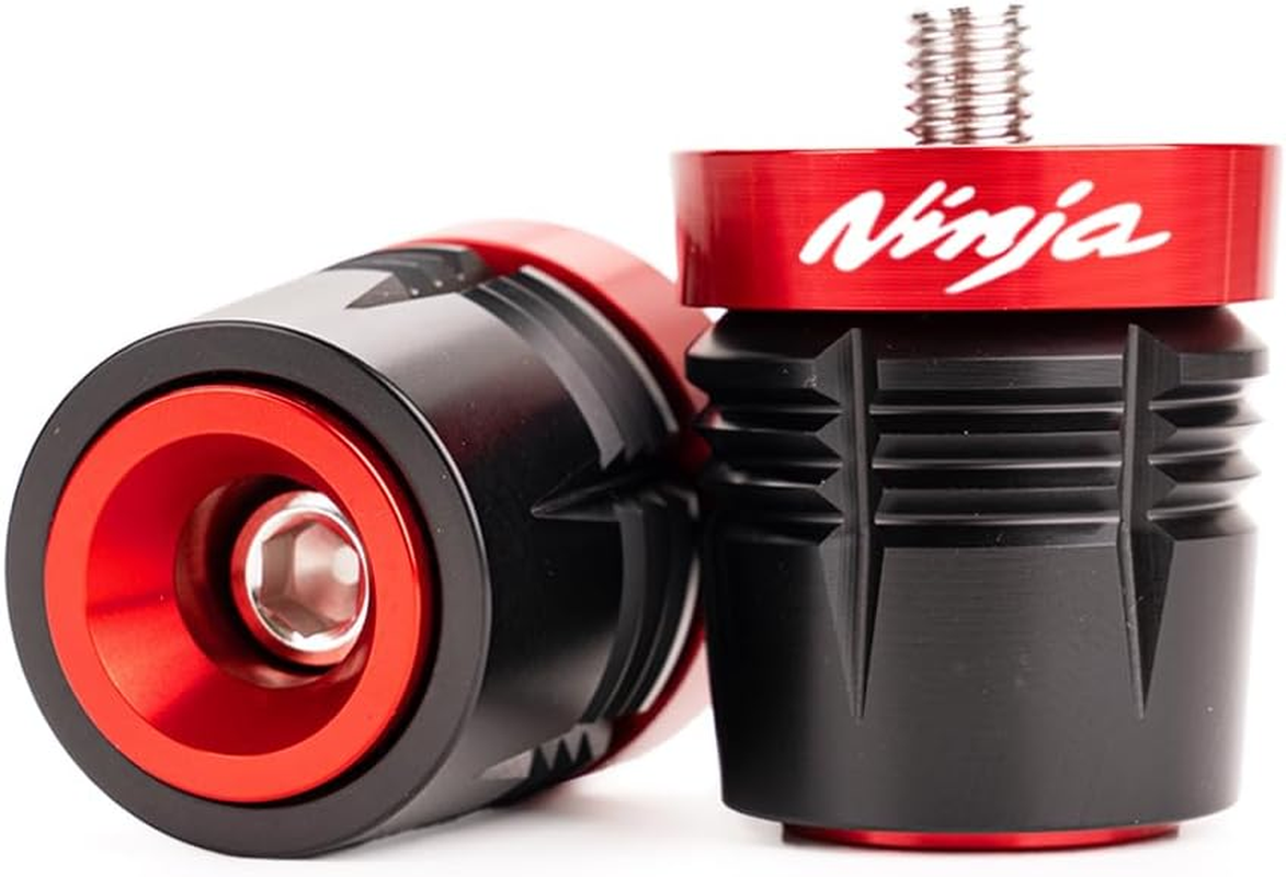 MOWOK Fit for Ninja 250 300 400 500 1000 400R 250R 250SX 1000SX H2R ZX14R ZX10R ZX6R ZX600 Zx636 ZX4RR ZX4R Motorcycle Accessories Handle Bar Ends Handlebar Grips Plug Caps