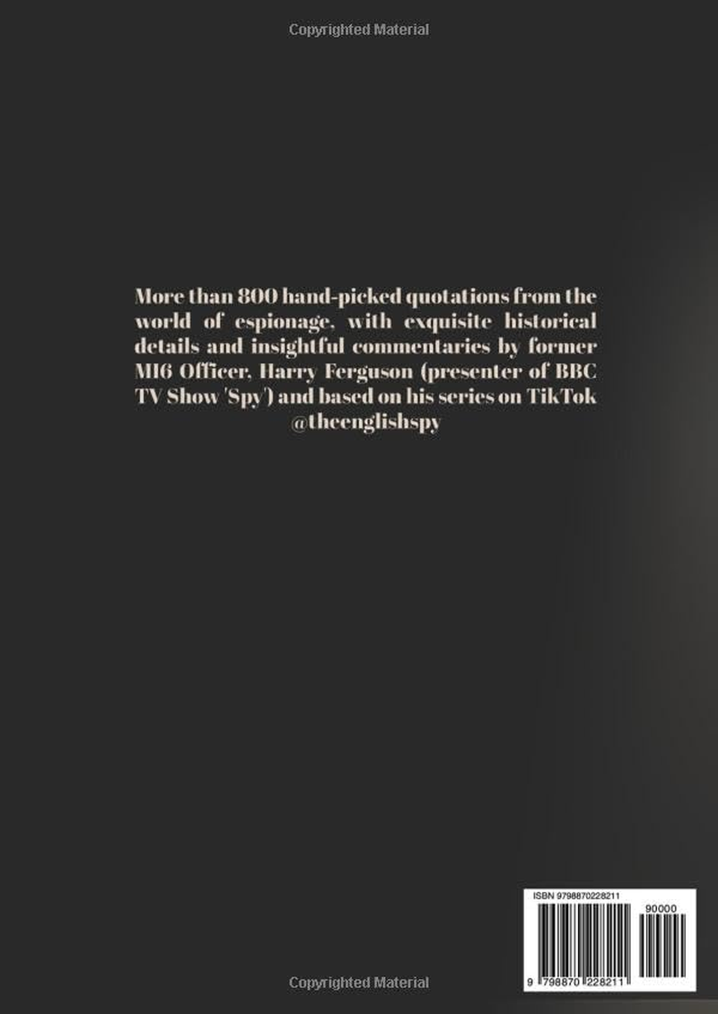 The English Spy'S Book of Wisdom: See the World through the Eyes of a Spy