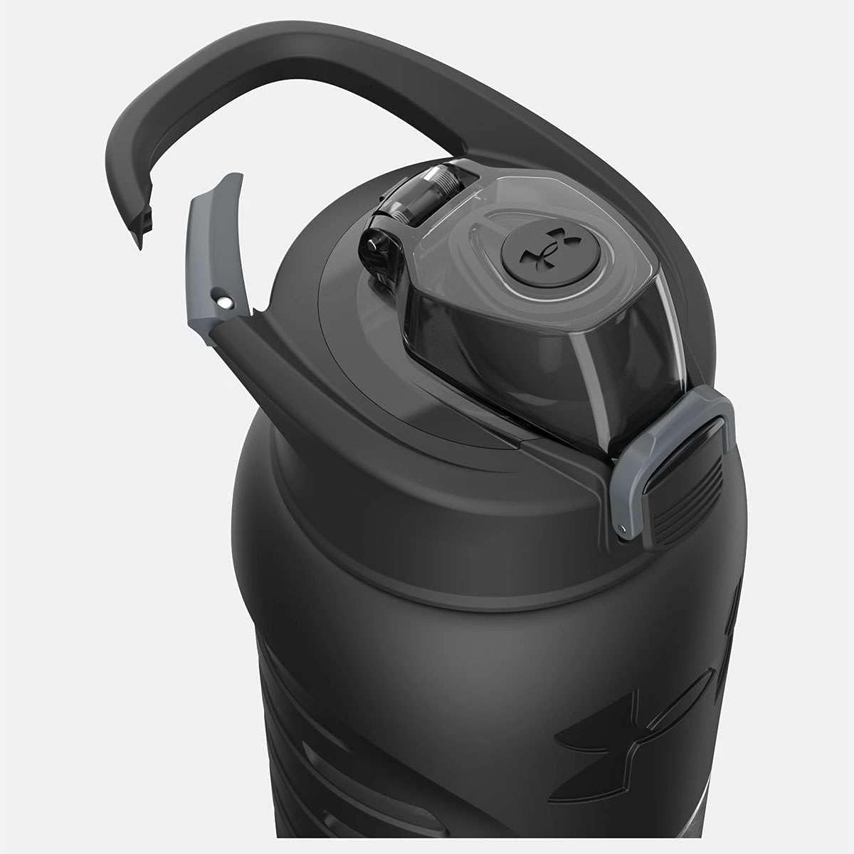 Under Armour 24Oz Stainless Steel Water Bottle, Insulated, Carabiner Easy Carry Hook, Leak Proof, Kids & Adults, All Sports, Gym - Red image number 3