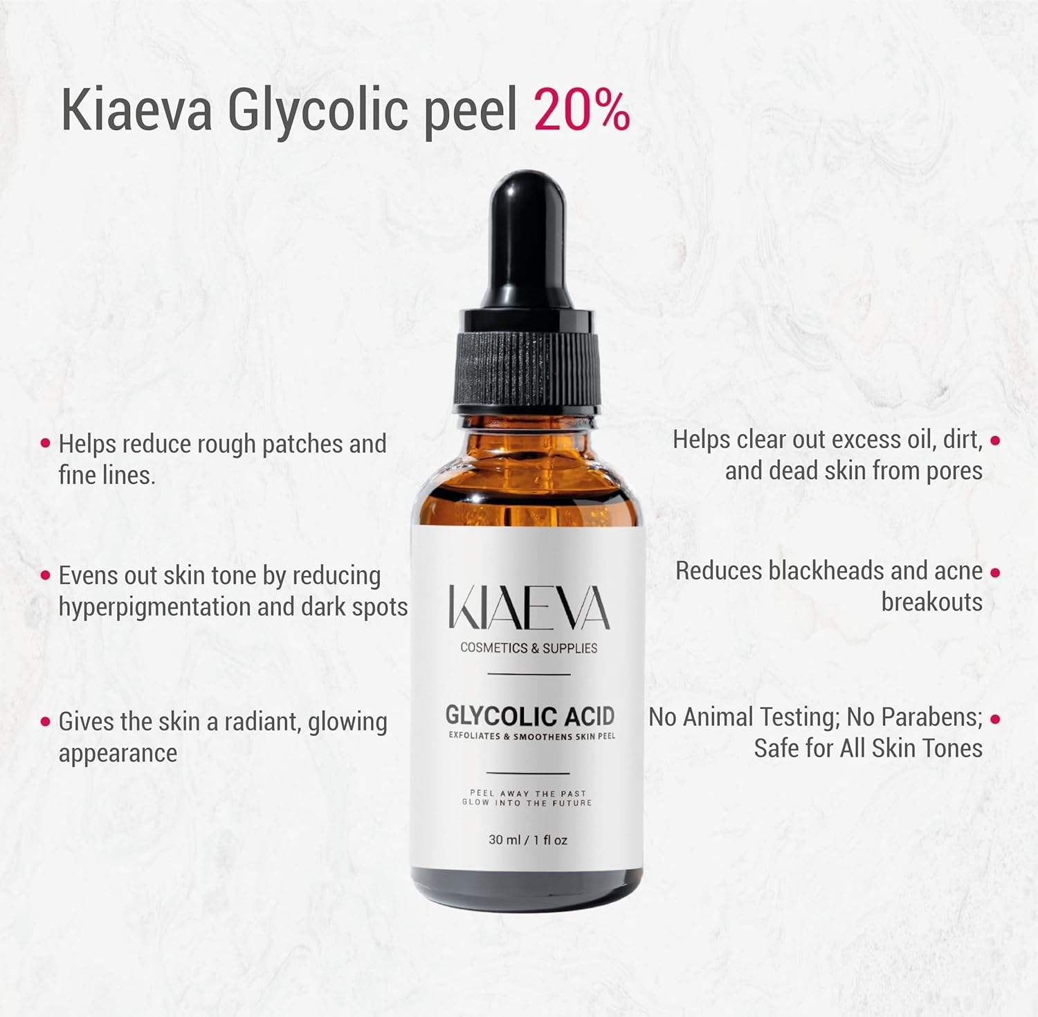 Glycolic Gel Peel 40% (Professional Skin Peel) - Enhanced with Retinol and Green Tea Extract 1FL.OZ/30ML image number 6