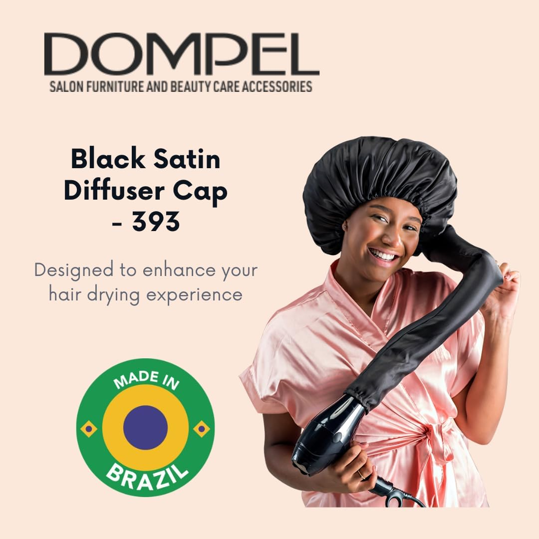 DOMPEL Black Satin Diffuser Cap Model 393, 0.04 Kilograms