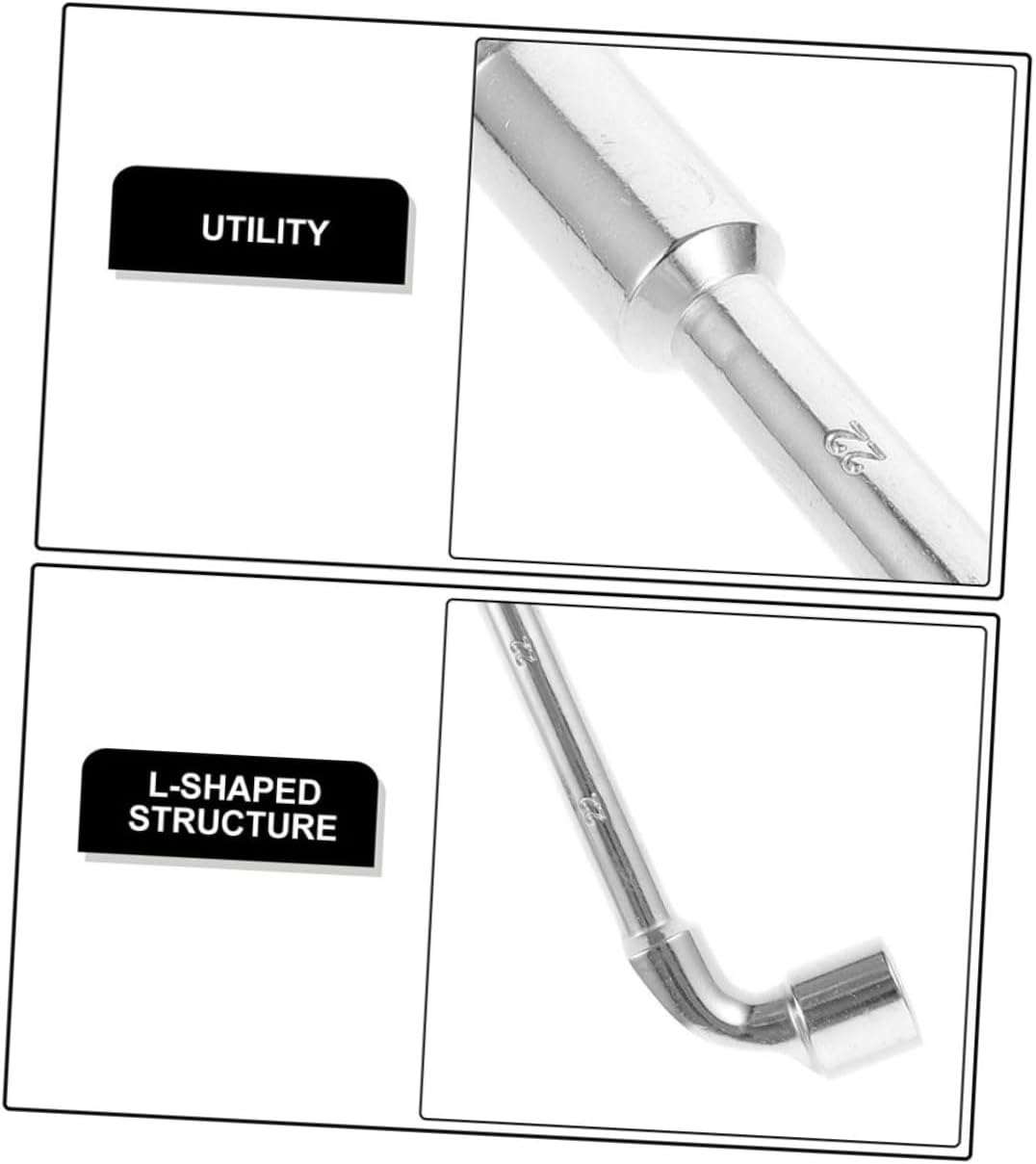 MOLUCKFU Shaped Wrench Ergonomic Tire Valve Tool for Efficient Tire Changes Design for Automotive Repairs Comfortable Grip for Easy Use image number 4