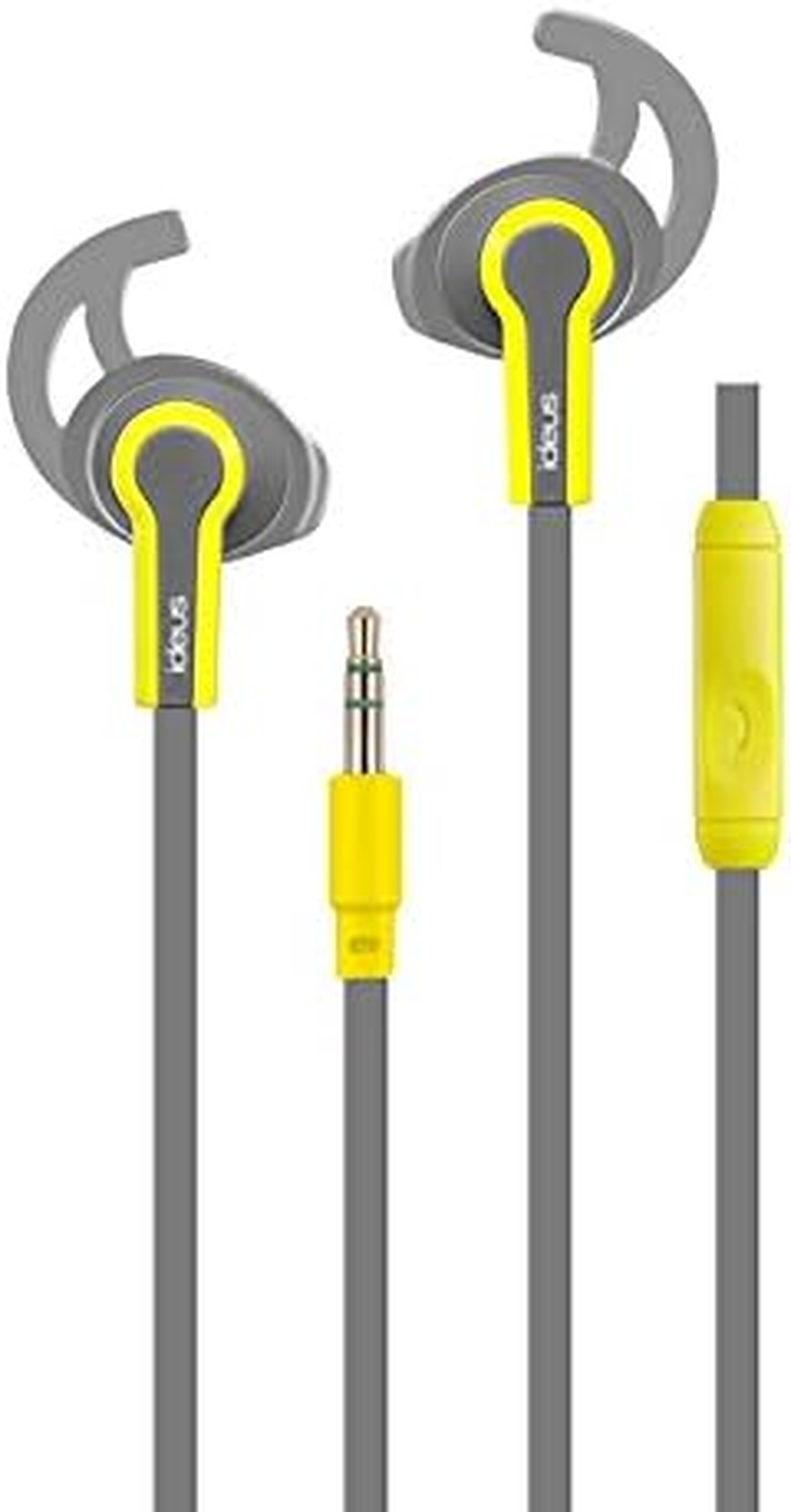 Ideus PHFSPORT100FU Waterproof and Splashproof Sports Earphone Microphone Pink